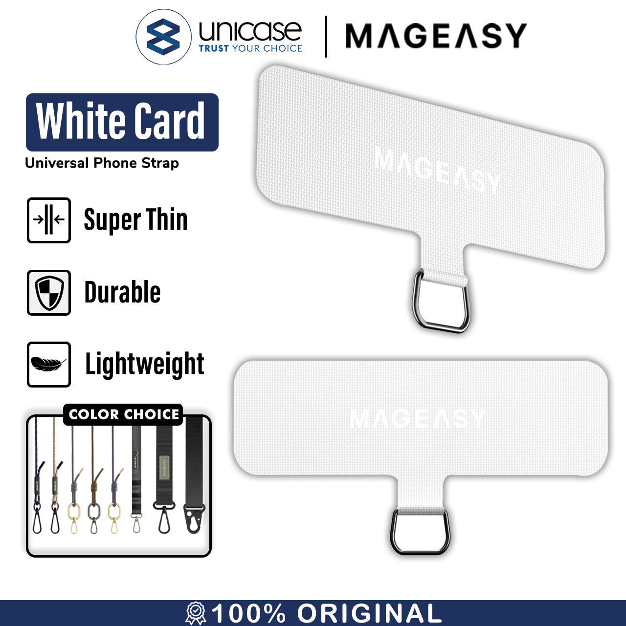 Strap Tali Gantungan HP MagEasy Body Lanyard Handphone ID Card Camera