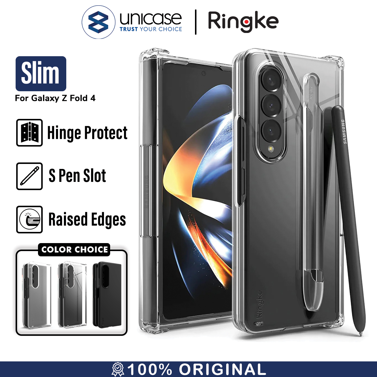Case Samsung Galaxy Z Fold 4 5G RINGKE Slim Hardcase Ultra Thin Casing