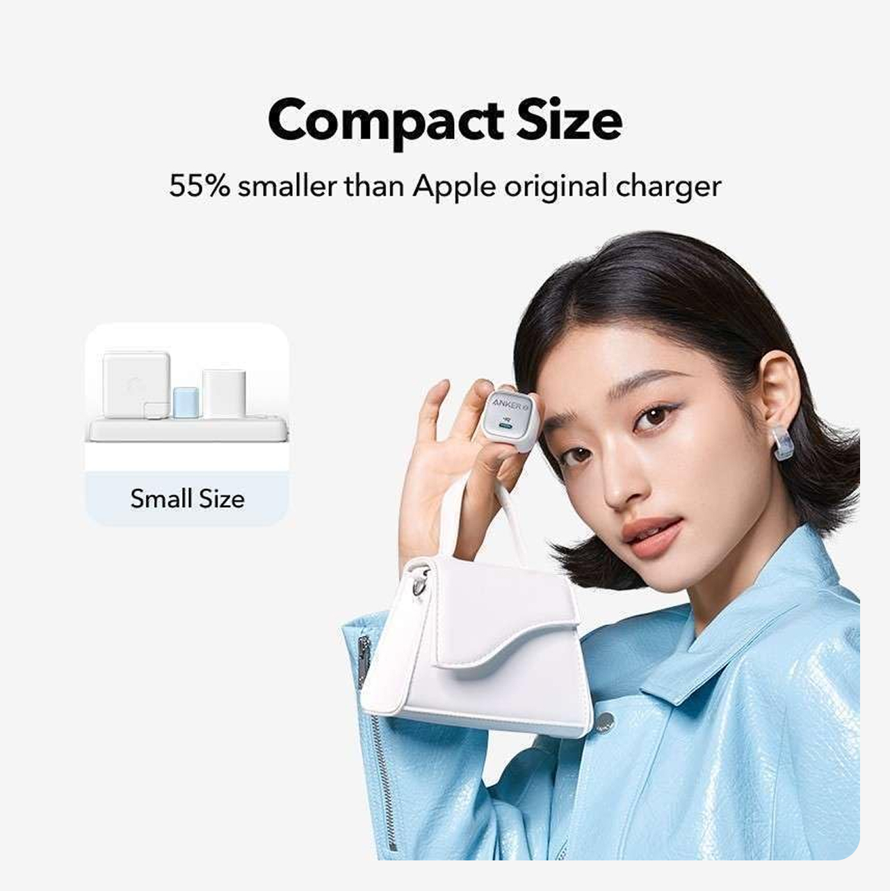 Anker Wall Charger 20W 1C GAN Zolo - White A2699L21