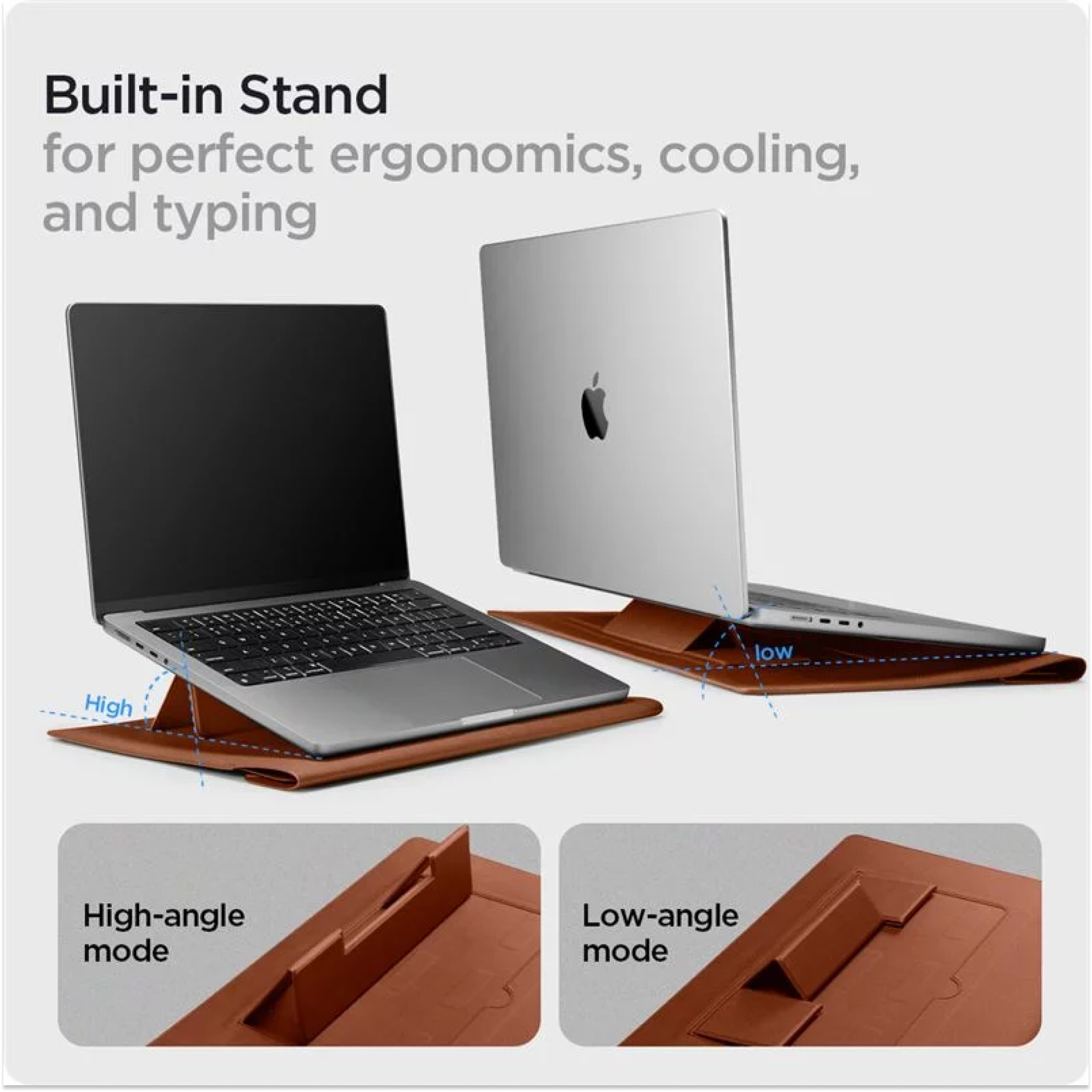 Macbook Sleeve Leather 16 14 inch M1 M2 Spigen Valentinus Tas Laptop