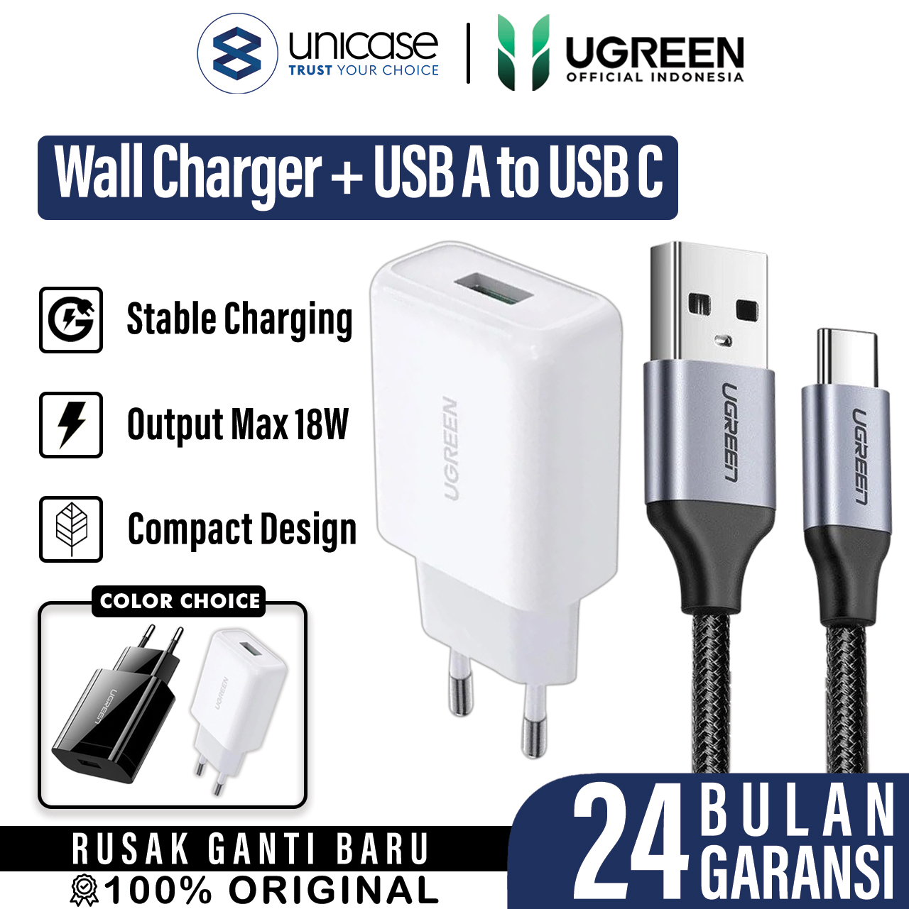 UGREEN CD122 70273 + Cable A to C 1m US288