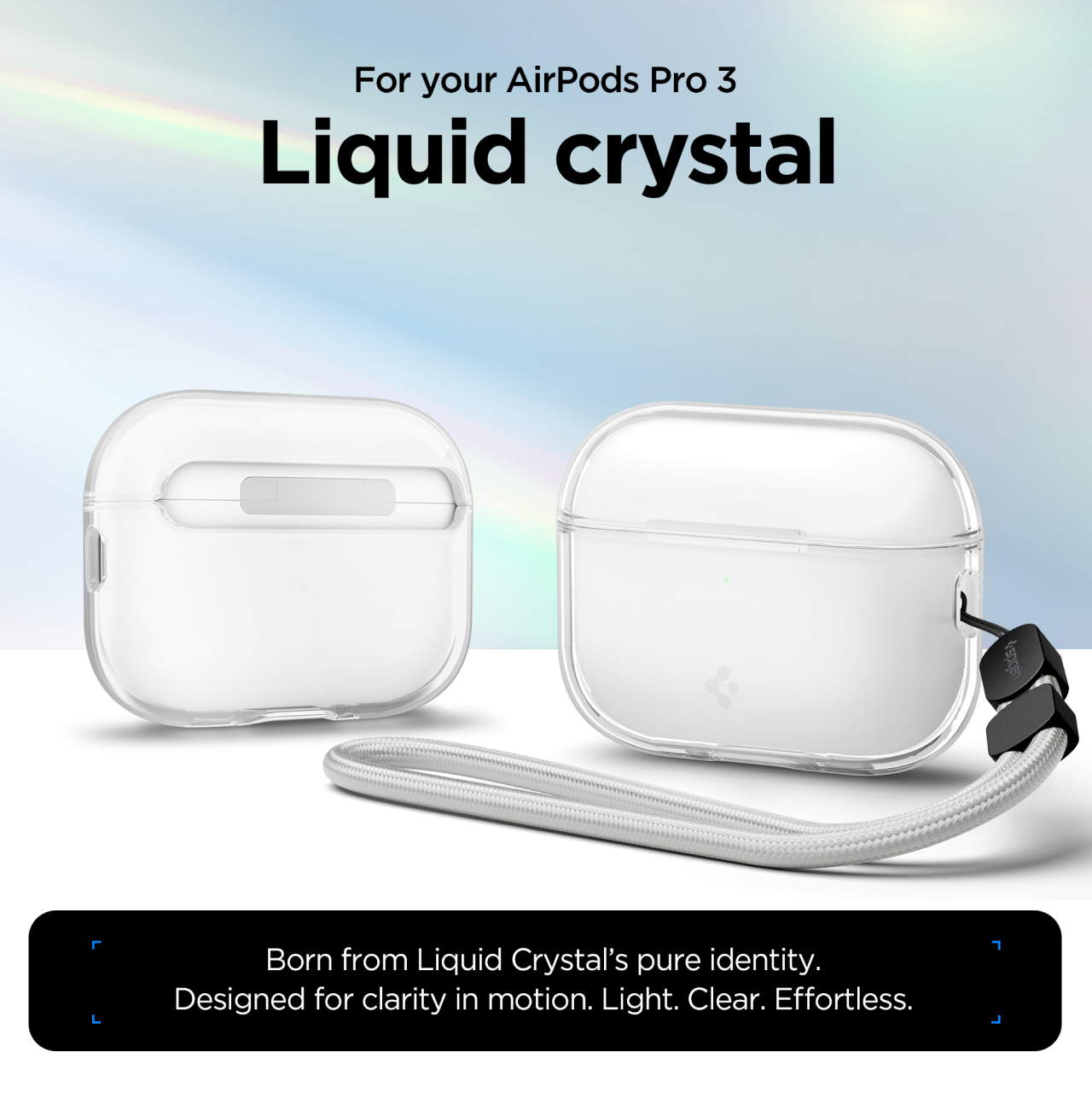 Spigen AirPods Pro 3 Case Liquid Crystal - Crystal Clear ACS10019