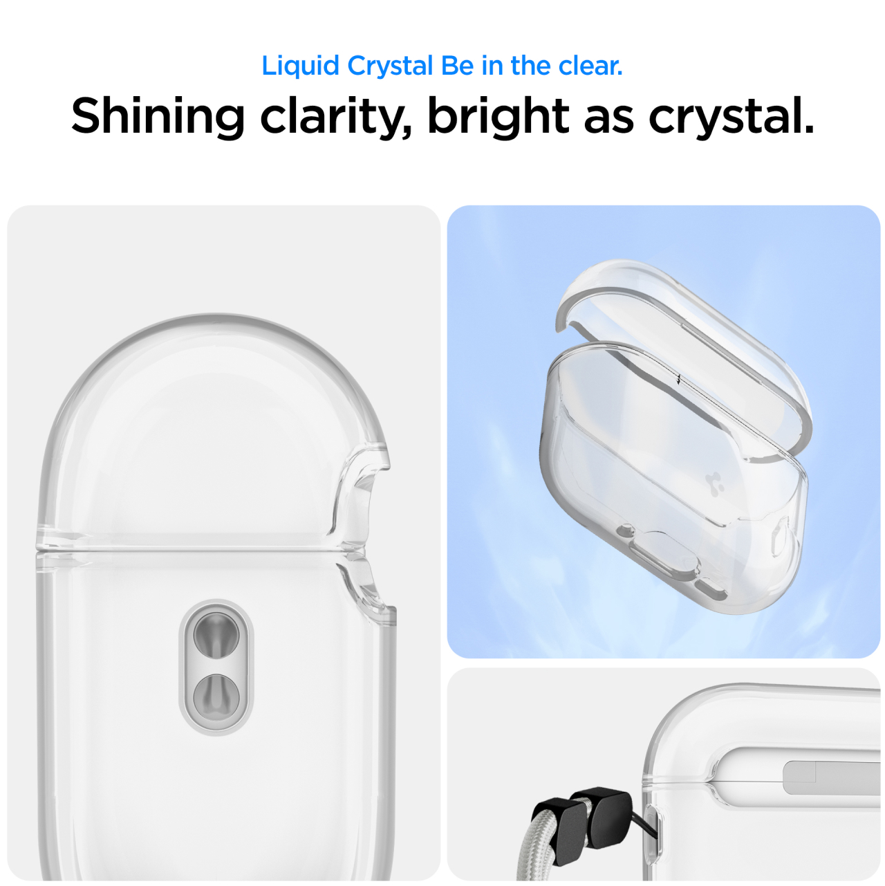 Spigen AirPods Pro 3 Case Liquid Crystal - Crystal Clear ACS10019