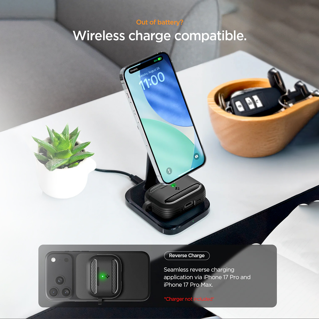 Spigen AirPods Pro 3 Case Rugged Armor - Matte Black ACS09822