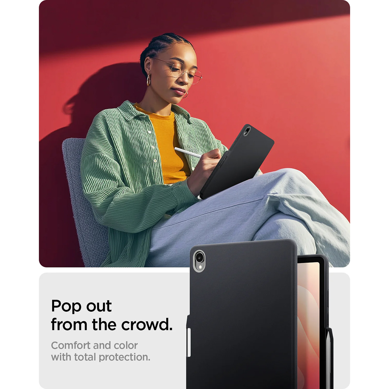 Spigen Galaxy Tab S11 (2025) Case Nano Pop - Black Sesame ACS10214
