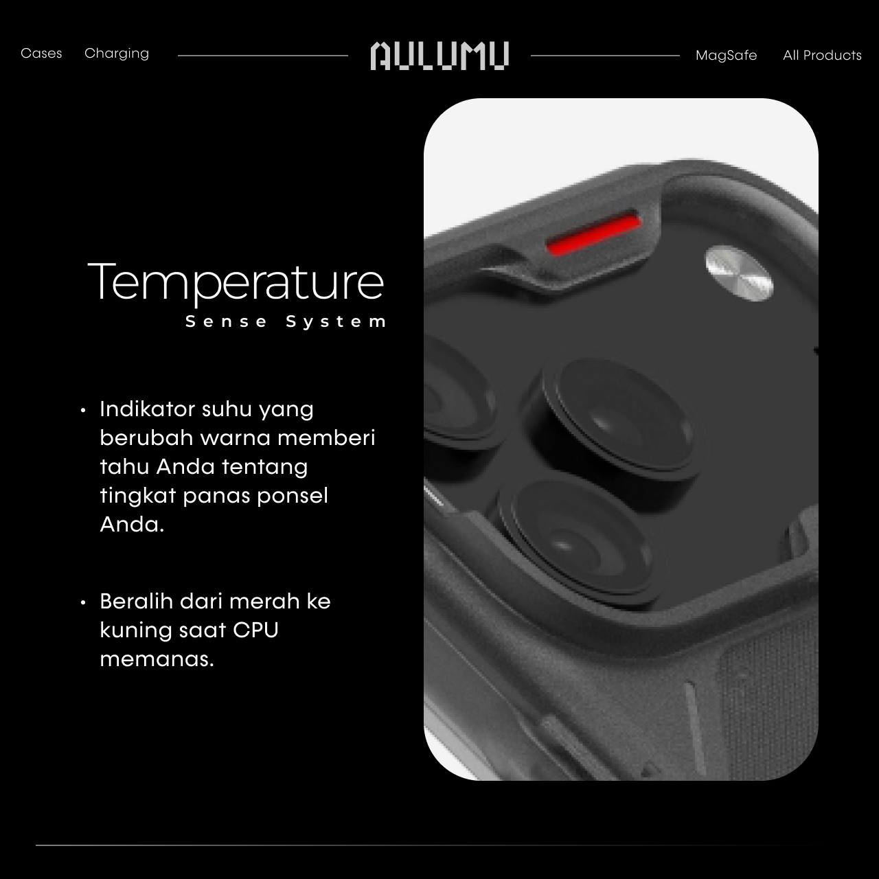 Aulumu iPhone 17 Pro Max Case Rugged MagSafe - Translucent Gray A17-RG-PM