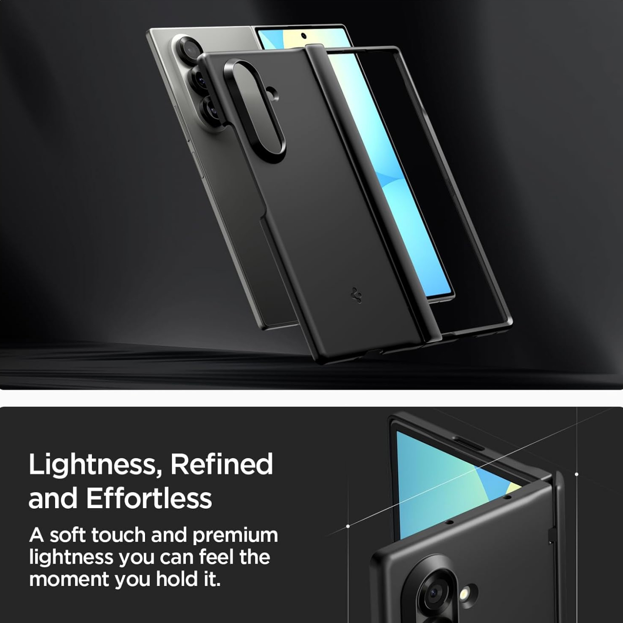 Spigen Galaxy Z Fold 7 Case Air Fit Pro MagFit - Black ACS09767