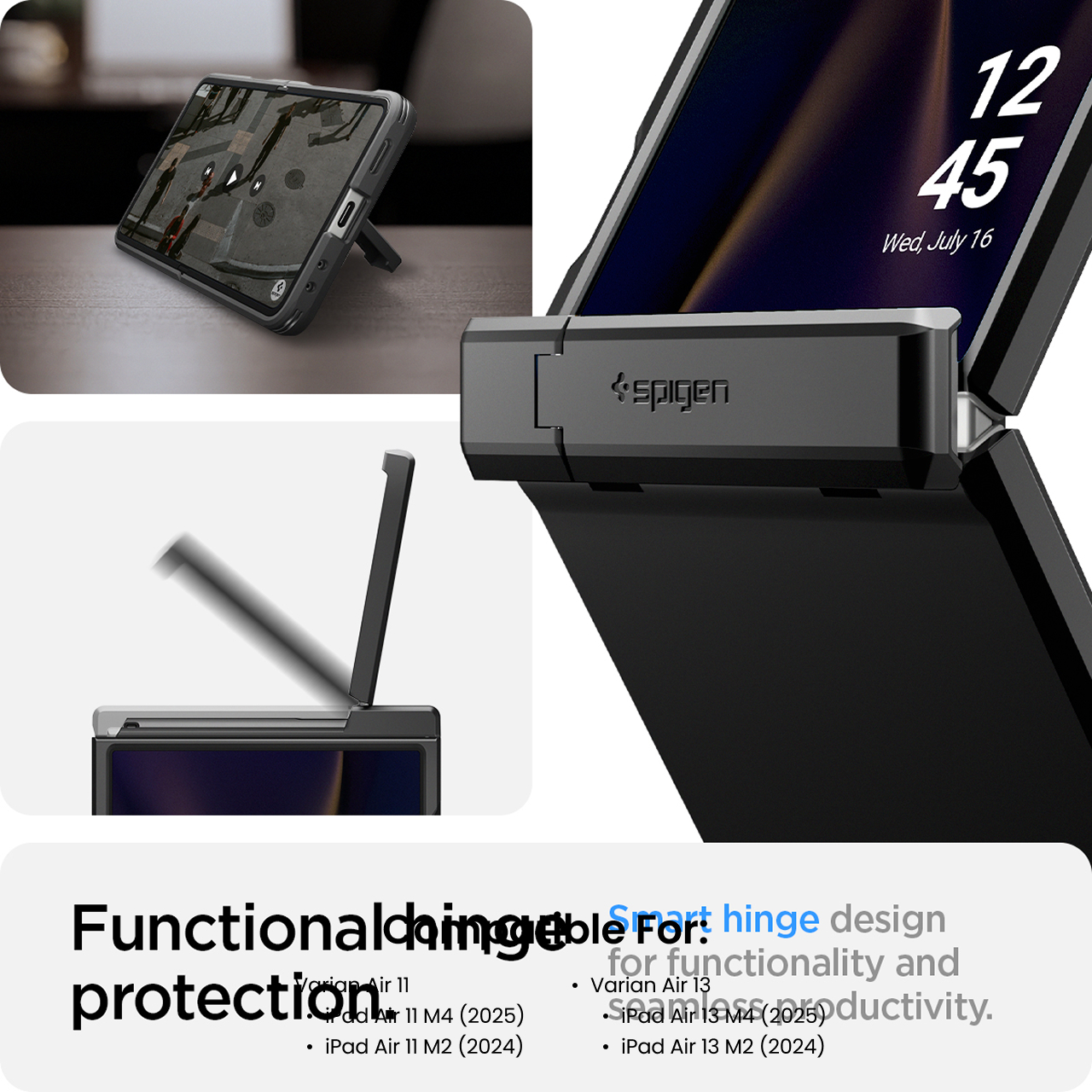 Spigen Galaxy Z Flip 7 / FE / Flip 6 Case Tough Armor Pro MagFit - Black ACS09807