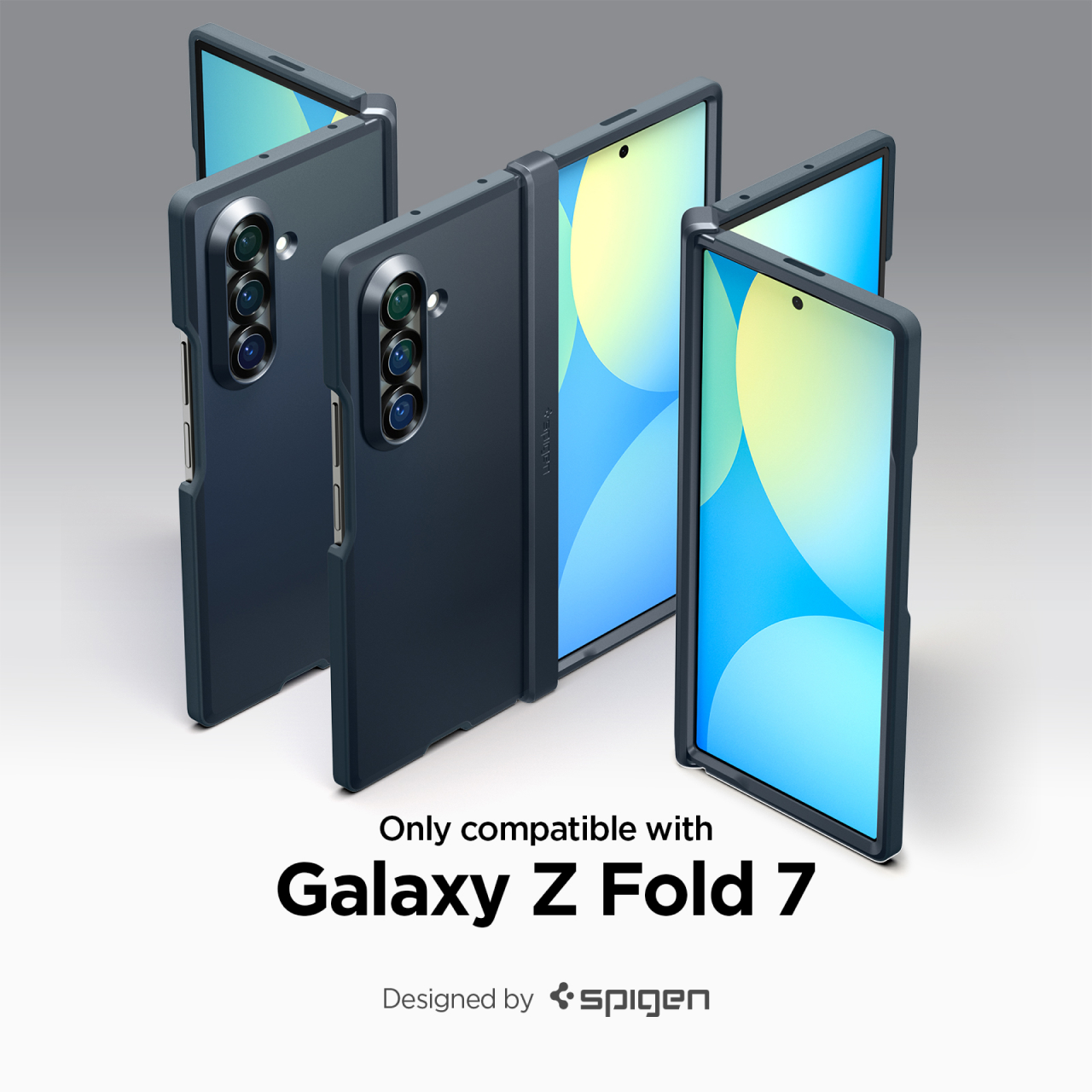 Spigen Galaxy Z Fold 7 Case Tough Armor Pro MagFit - Black ACS09549