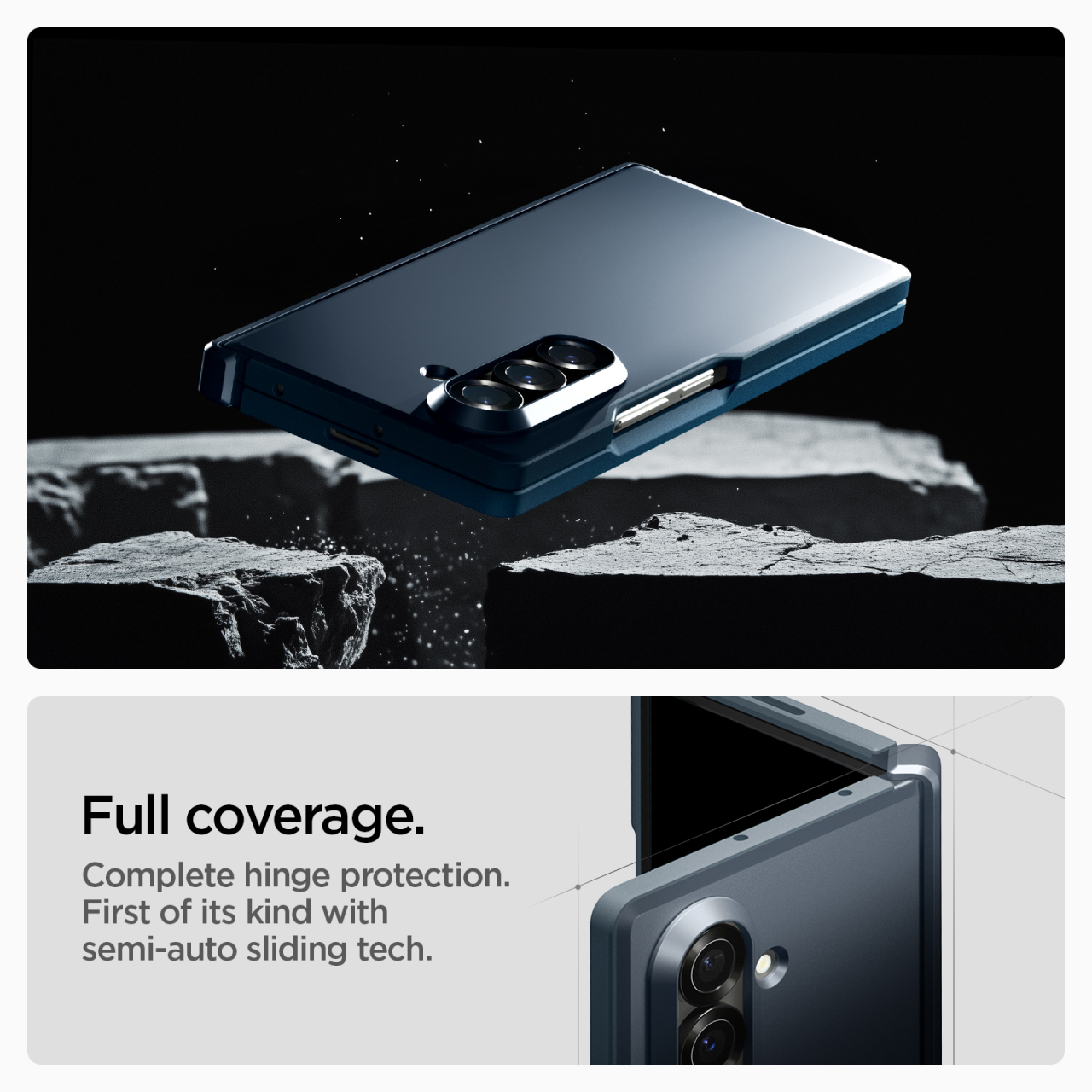 Spigen Galaxy Z Fold 7 Case Tough Armor Pro MagFit - Black ACS09549
