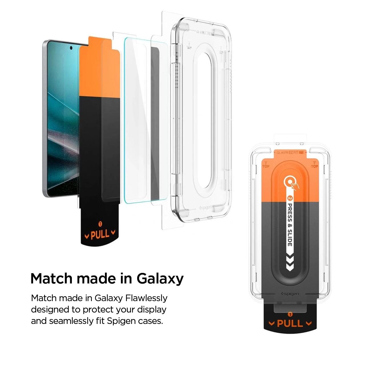 Spigen Galaxy S25 Edge Tempered Glass with Tray 1 Pack GlastR EZ Fit Pro HD  - Transparency AGL09411-1 (Offline SKU)
