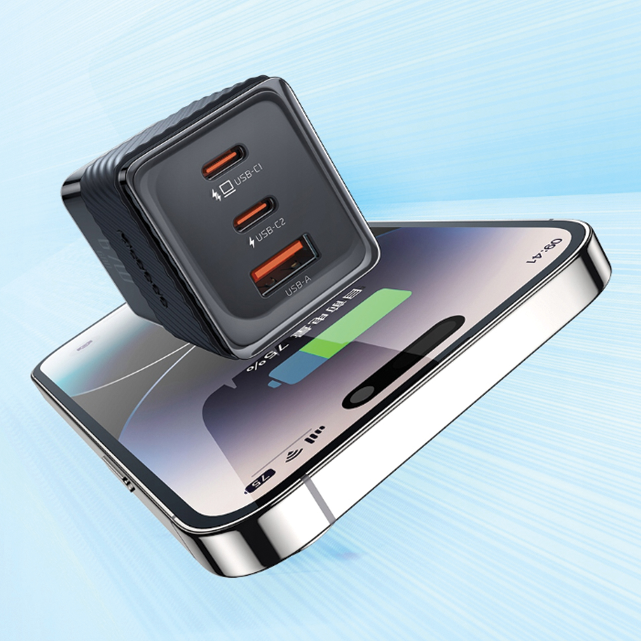 Wall Charger Adaptor USB A/C MCDODO 67W GaN PD Triple Port Charging