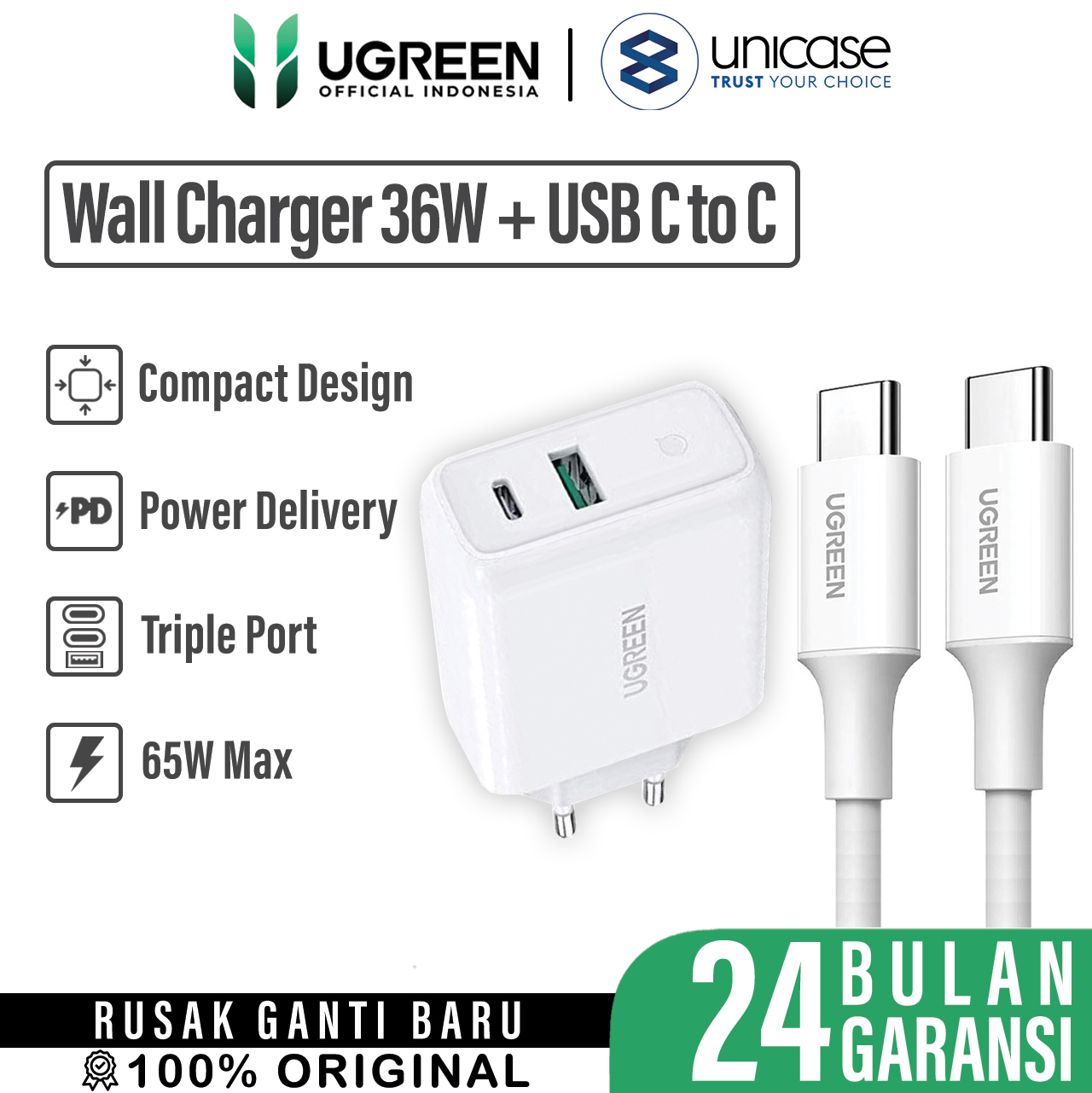 UGREEN CD170 + Cable C to C 1m US264
