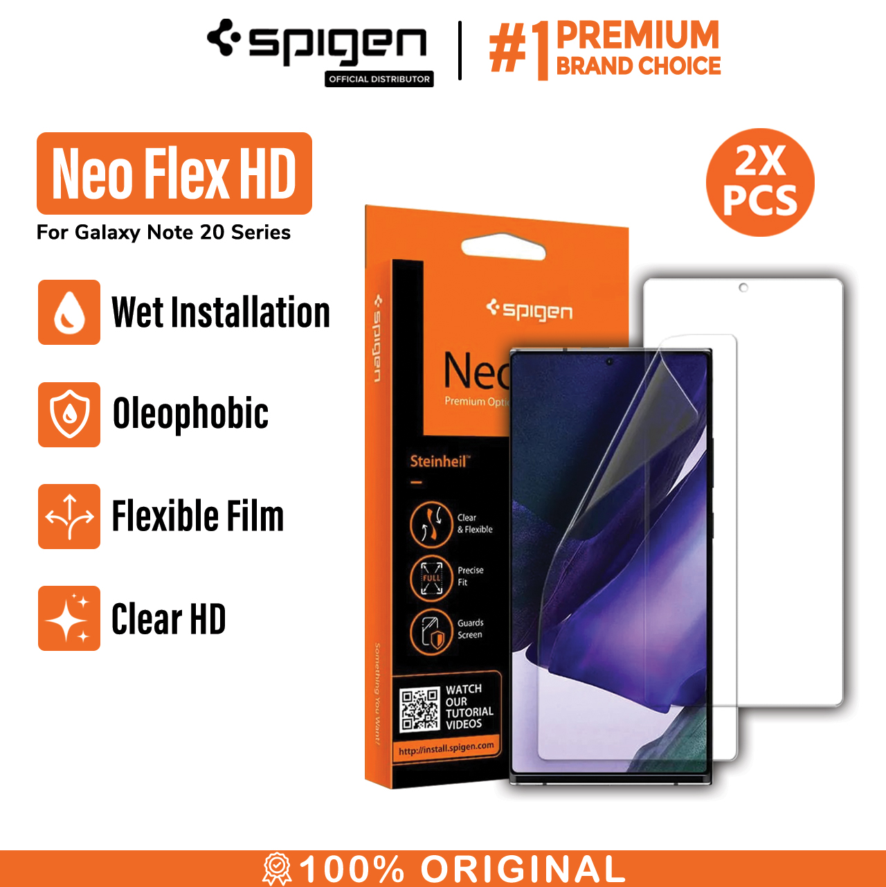 Screen Protector Samsung Galaxy Note 20 / Ultra Spigen Neo Flex HD