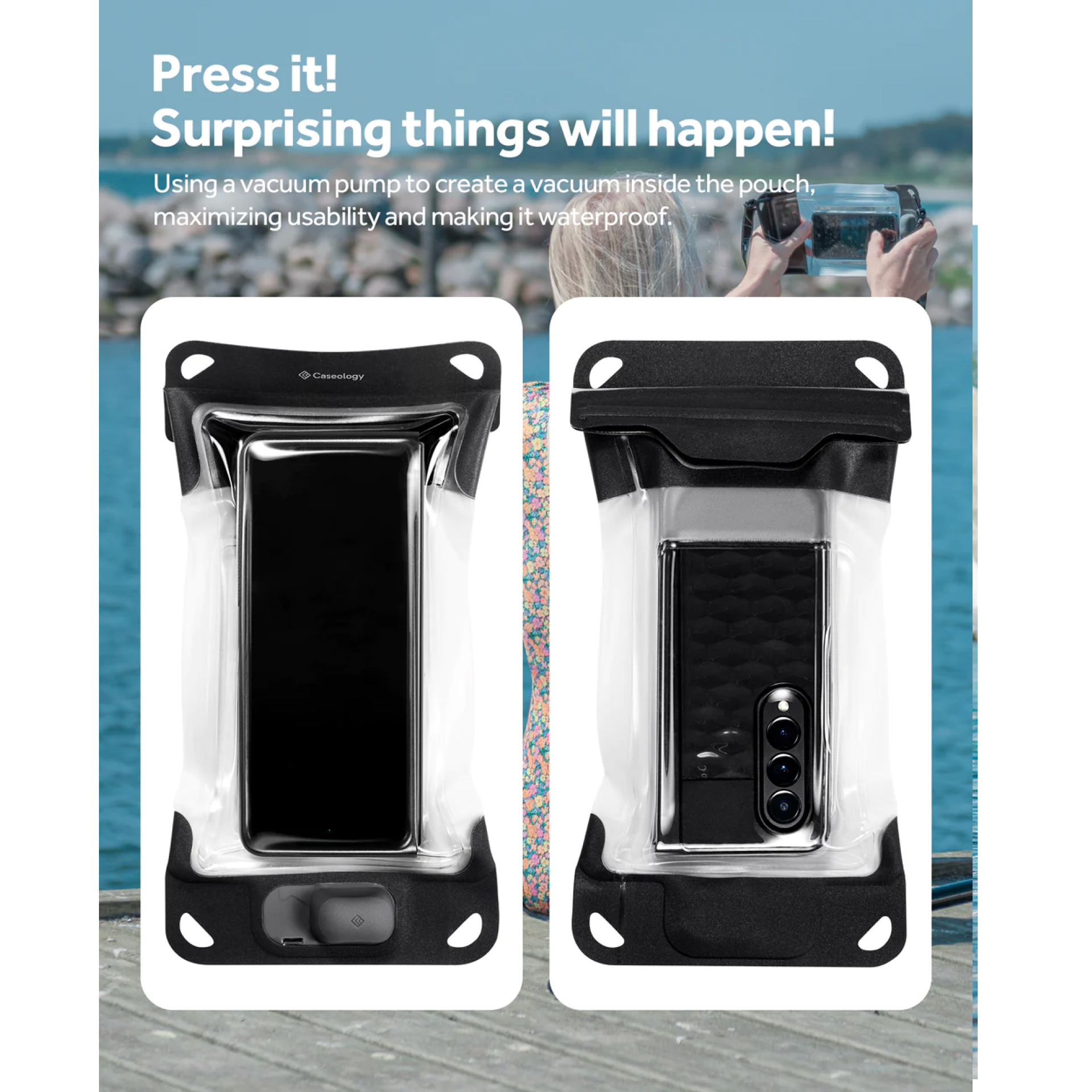 Universal Waterproof Phone Pouch Casing Caseology Anti Air