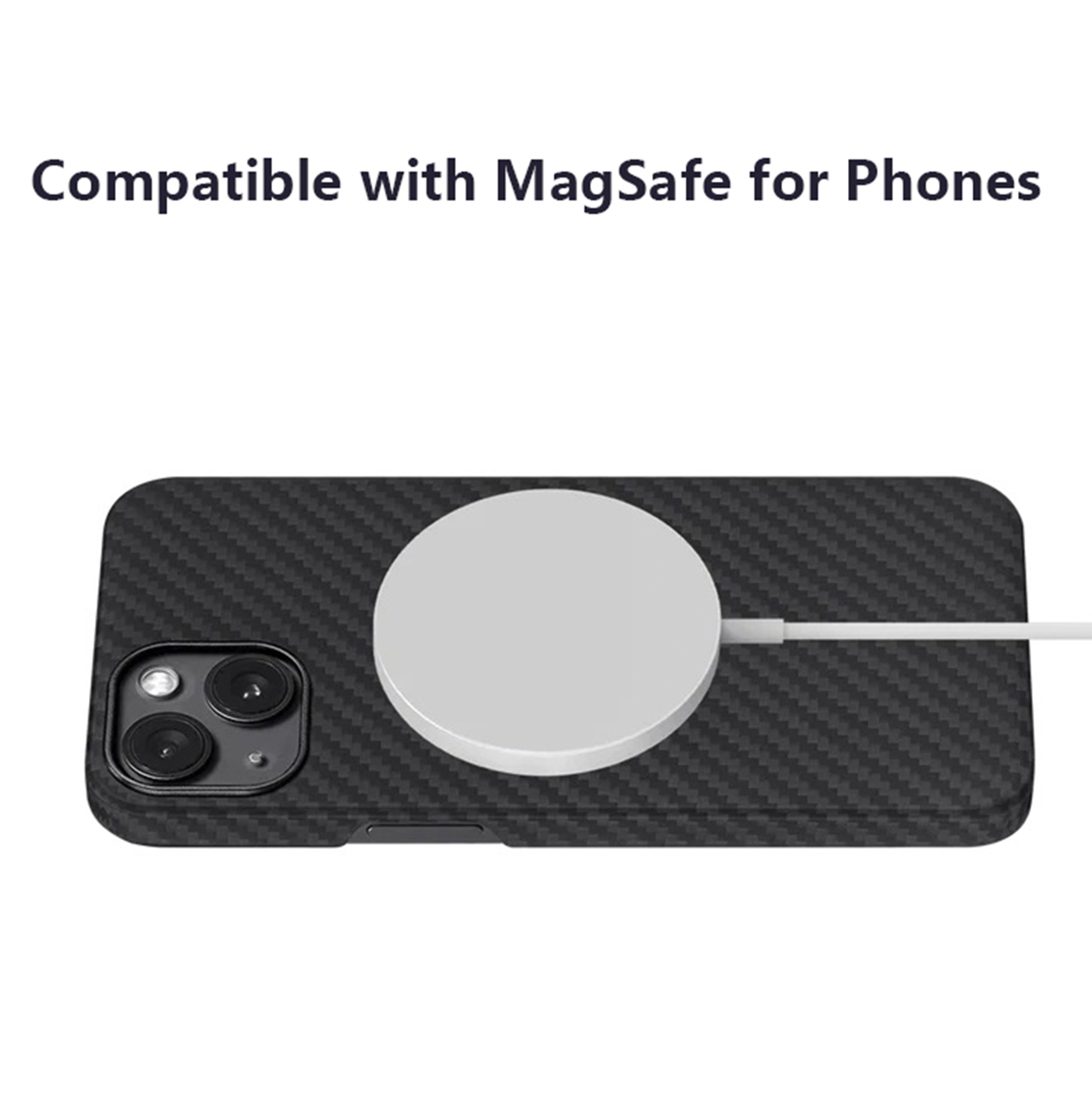 Case iPhone 14 Pro Max Plus Octagoods Carbon Aramid MagSafe Hardcase