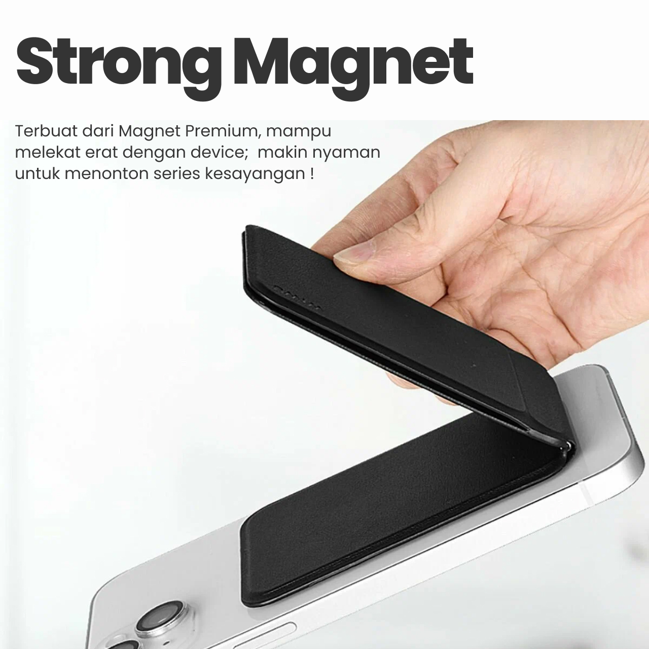 Octagoods Card Holder Magsafe with Adjustable Stand - Black DH001-1
