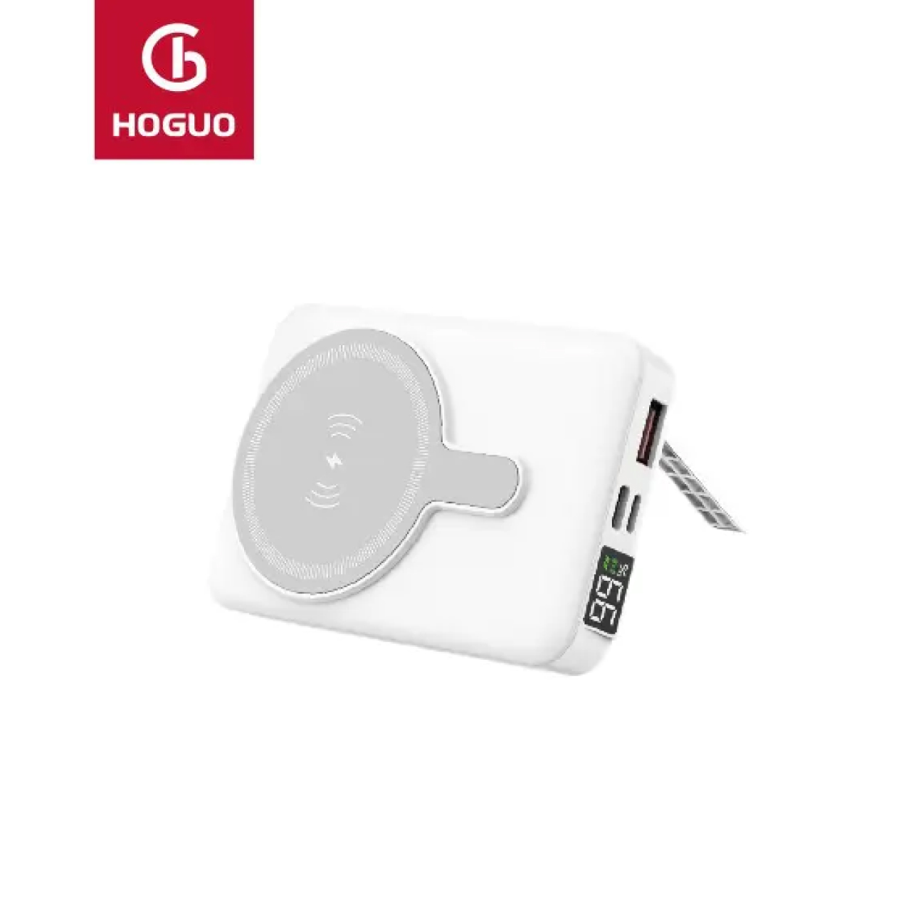 Hoguo VERYSUN Powerbank Magsafe Stand 10000mAh 1A 1C 1L 22.5W - White P35