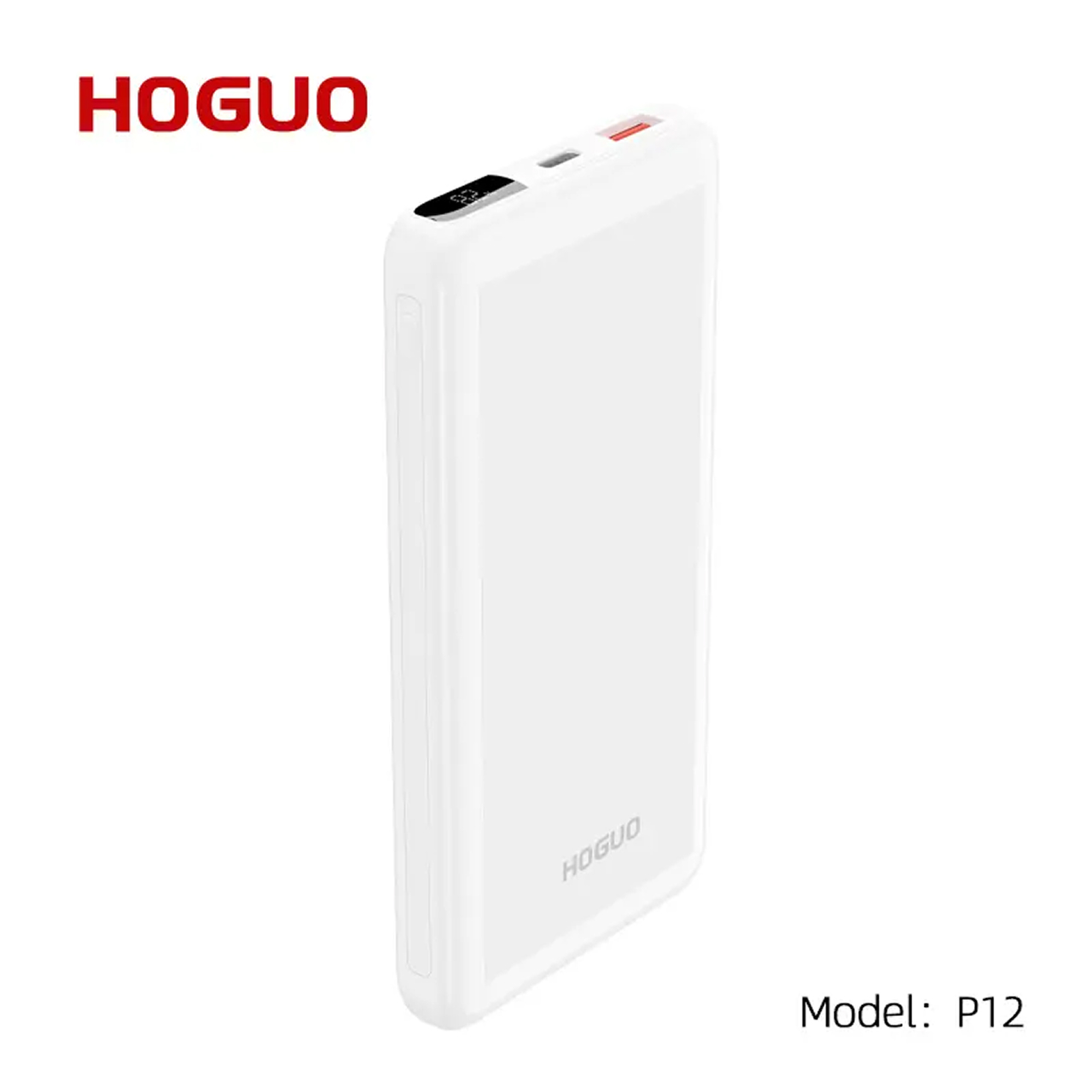 Hoguo Powerbank 10000mAh 1A 1C PD 22.5W - White P12