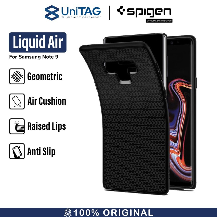 Spigen Galaxy Note 9 Case Liquid Air - Matte Black 599CS24580