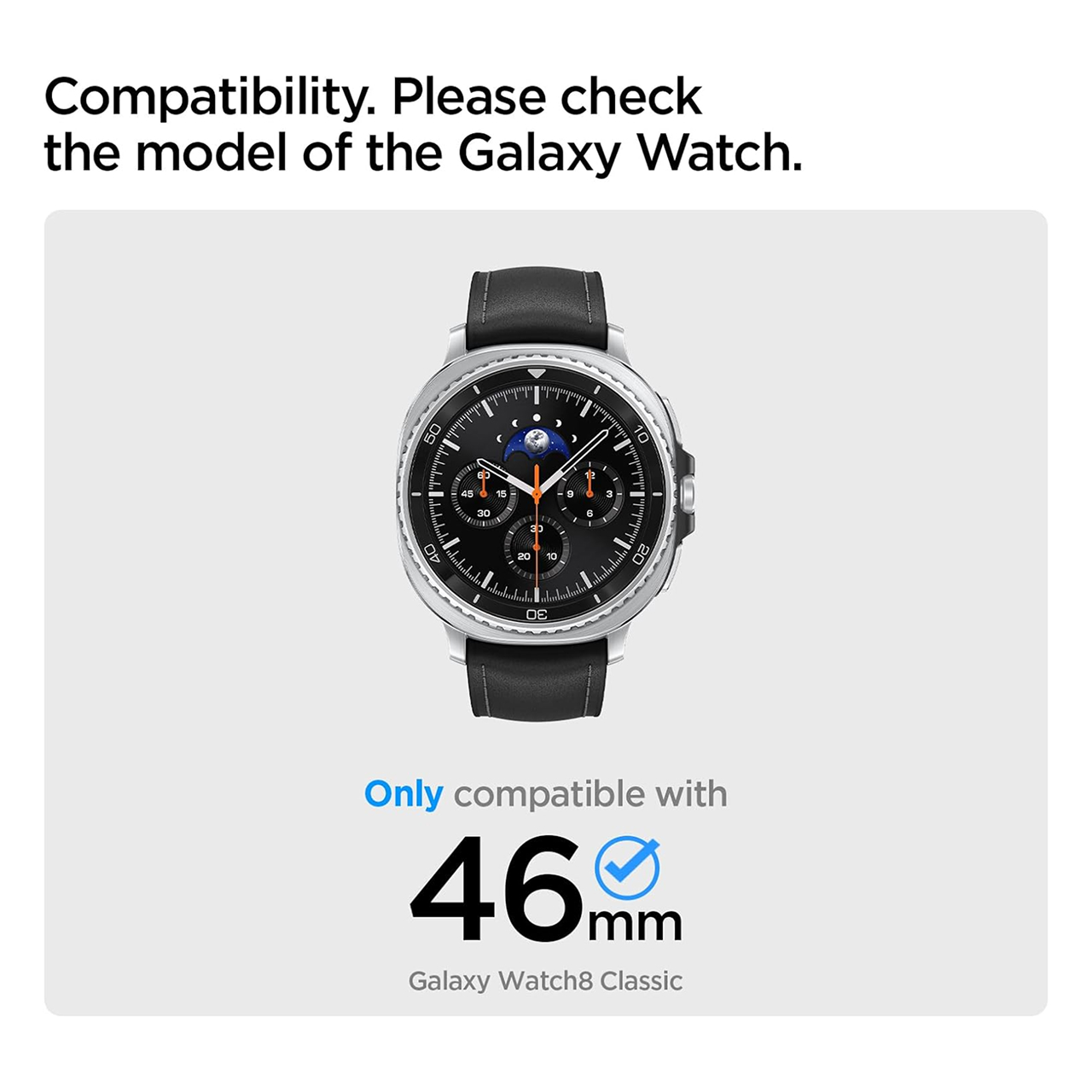 Spigen Galaxy Watch 8 Classic (46mm) Bezel Tune Diver - Black ACS10014