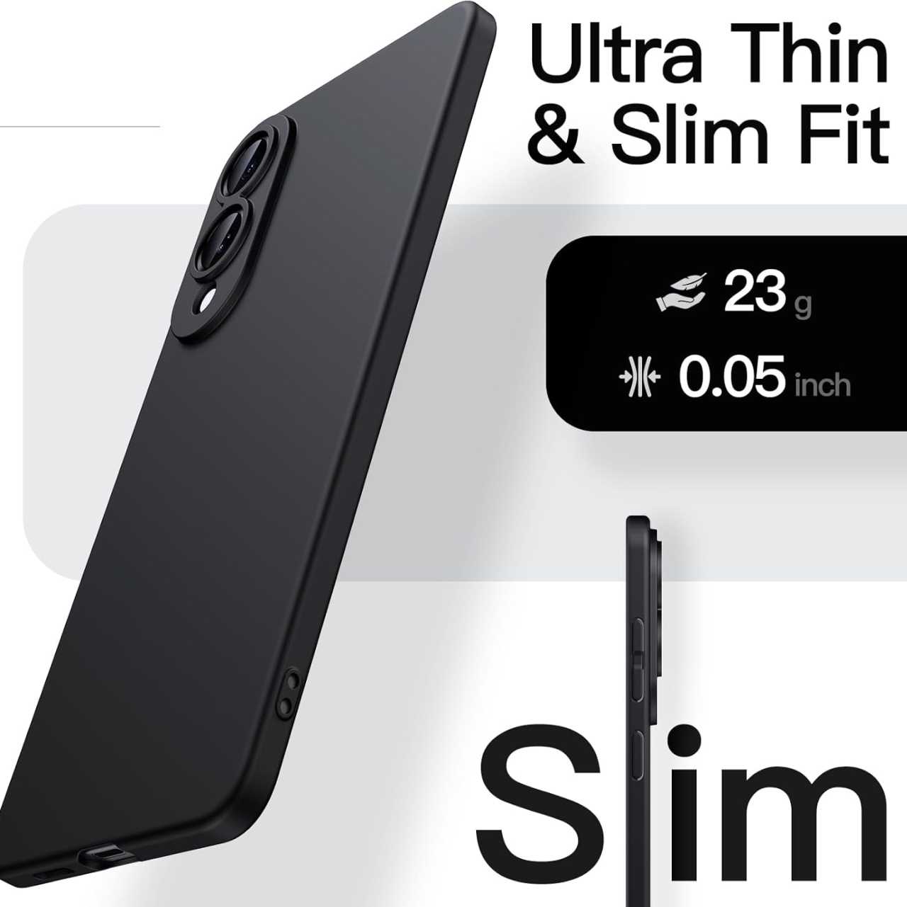Octagoods Galaxy S25 Edge Case Super Slim - Matte Clear CB36002