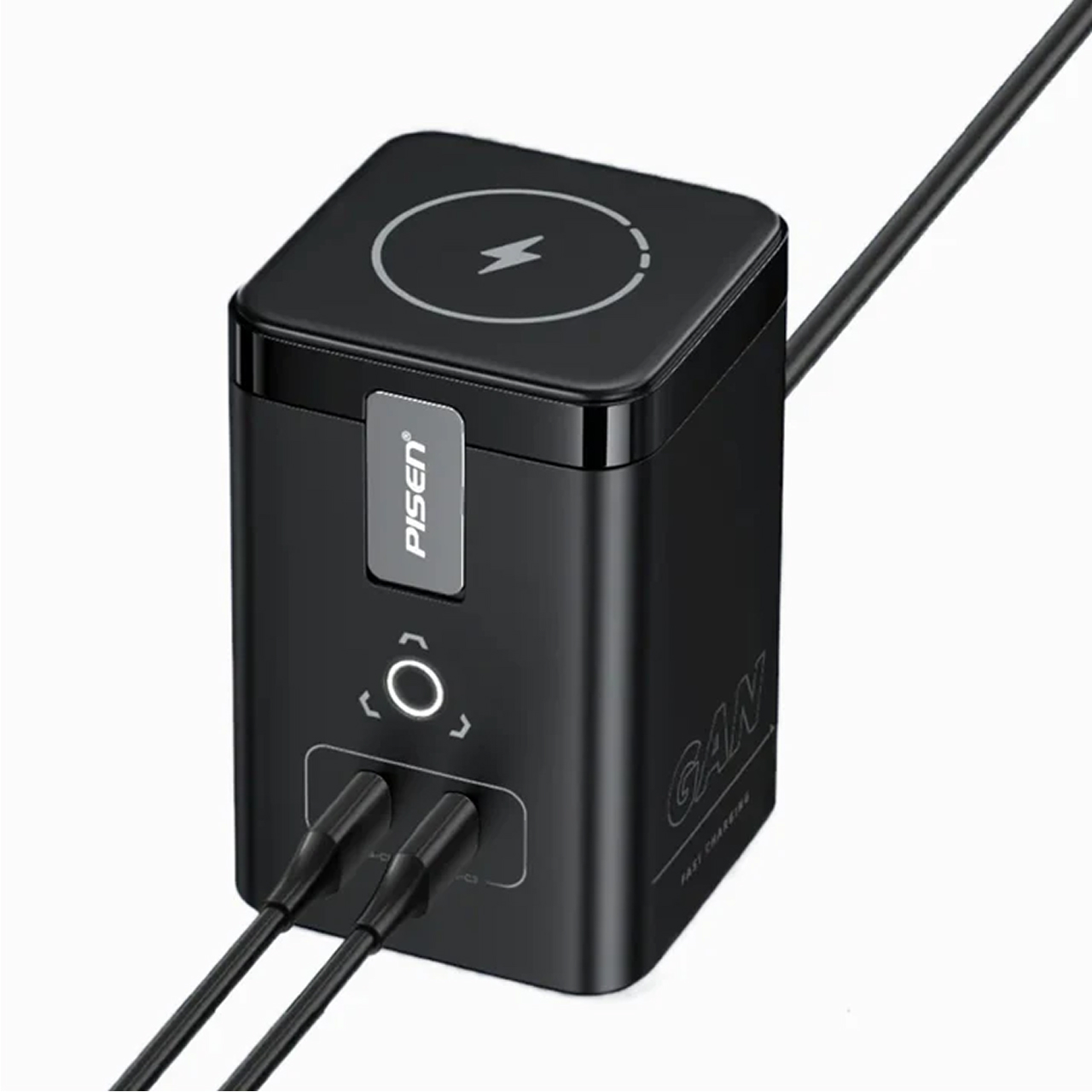 Pisen Desktop Charger Wireless 1C GaN 45W - Black TP-C25
