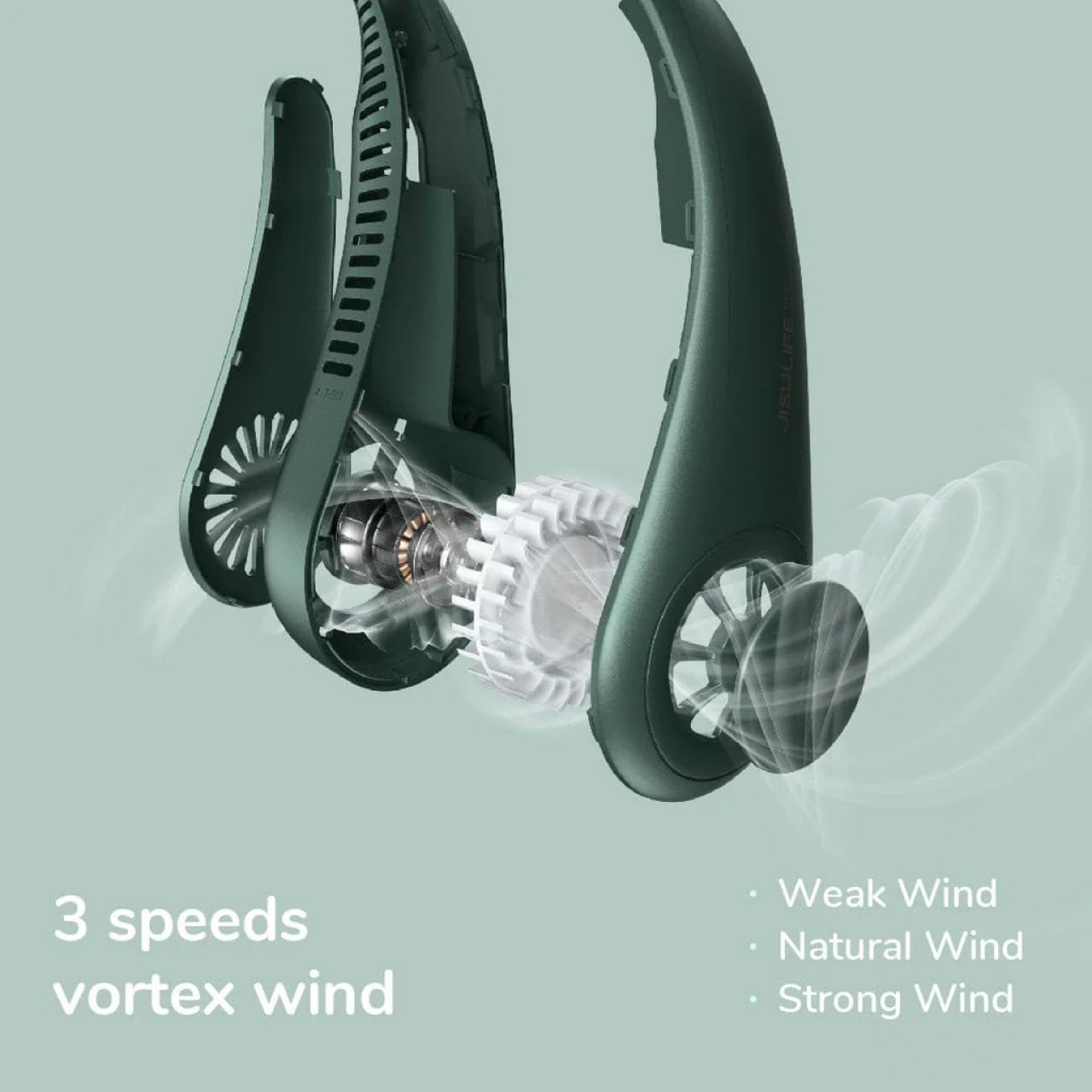 Jisulife Neckfan Life3 4000mAh - Gray JL NF FA14 GY