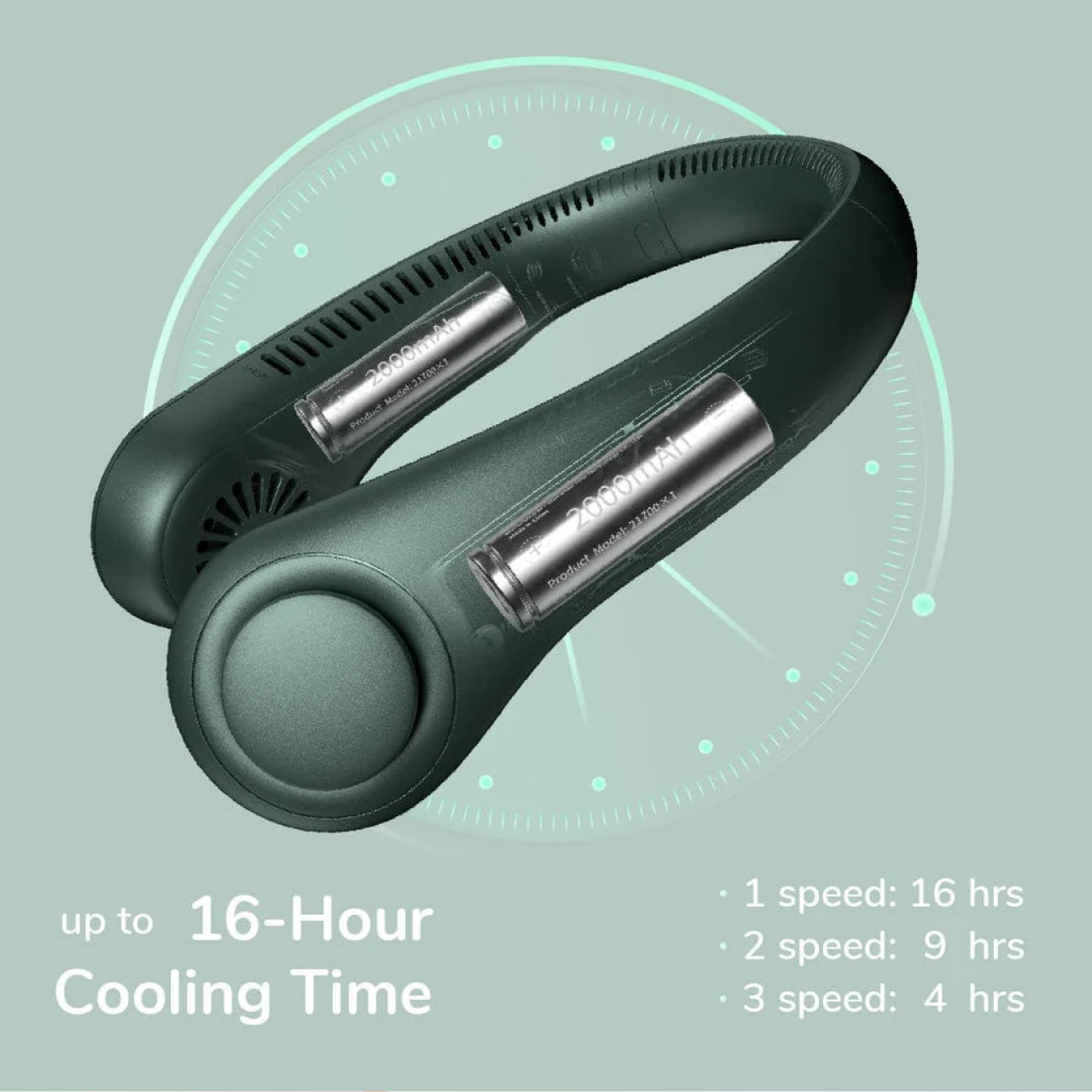 Jisulife Neckfan Life3 4000mAh - Gray JL NF FA14 GY