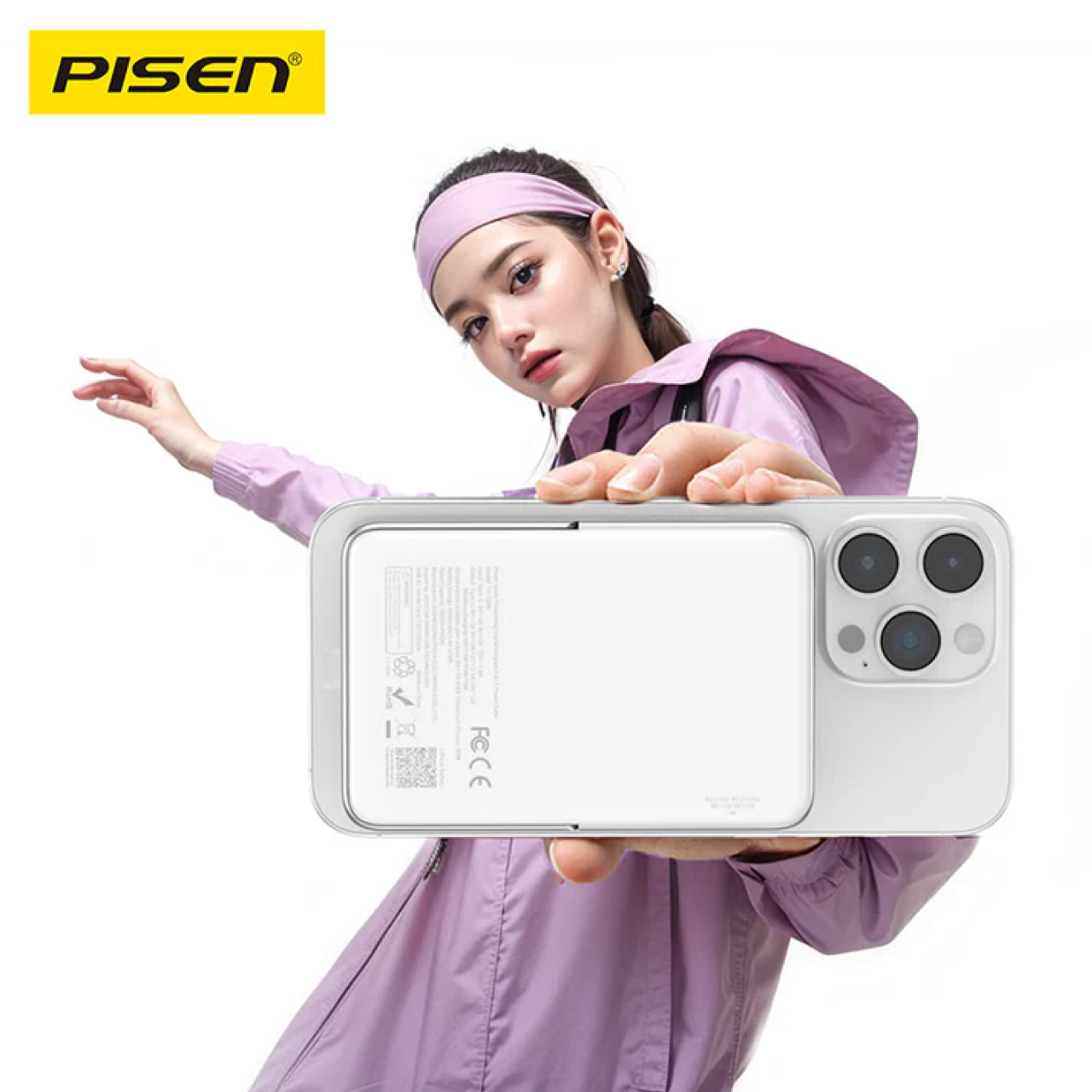 Pisen Powerbank Magsafe Stand 10000mAh 1C 30W - Black TP-D080