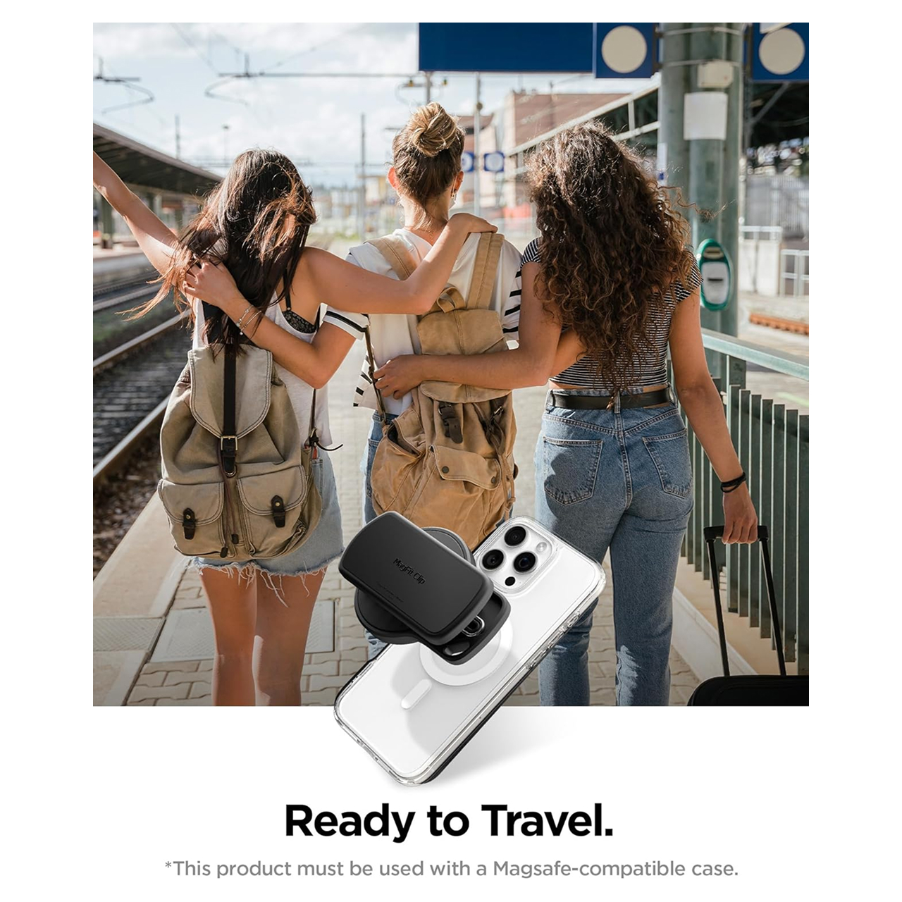 Spigen Phone Holder Magsafe MagFit Clip - Black AMP09122