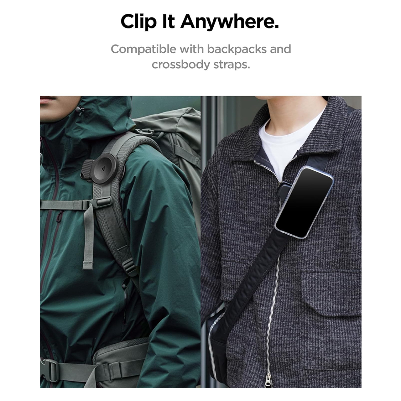 Spigen Phone Holder Magsafe MagFit Clip - Black AMP09122