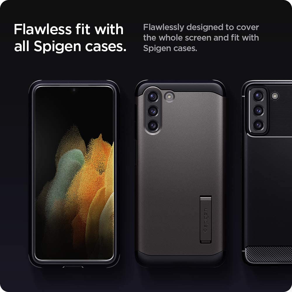 Tempered Glass Samsung Galaxy S21 Ultra S21 Plus Spigen Glas tR EZ Fit