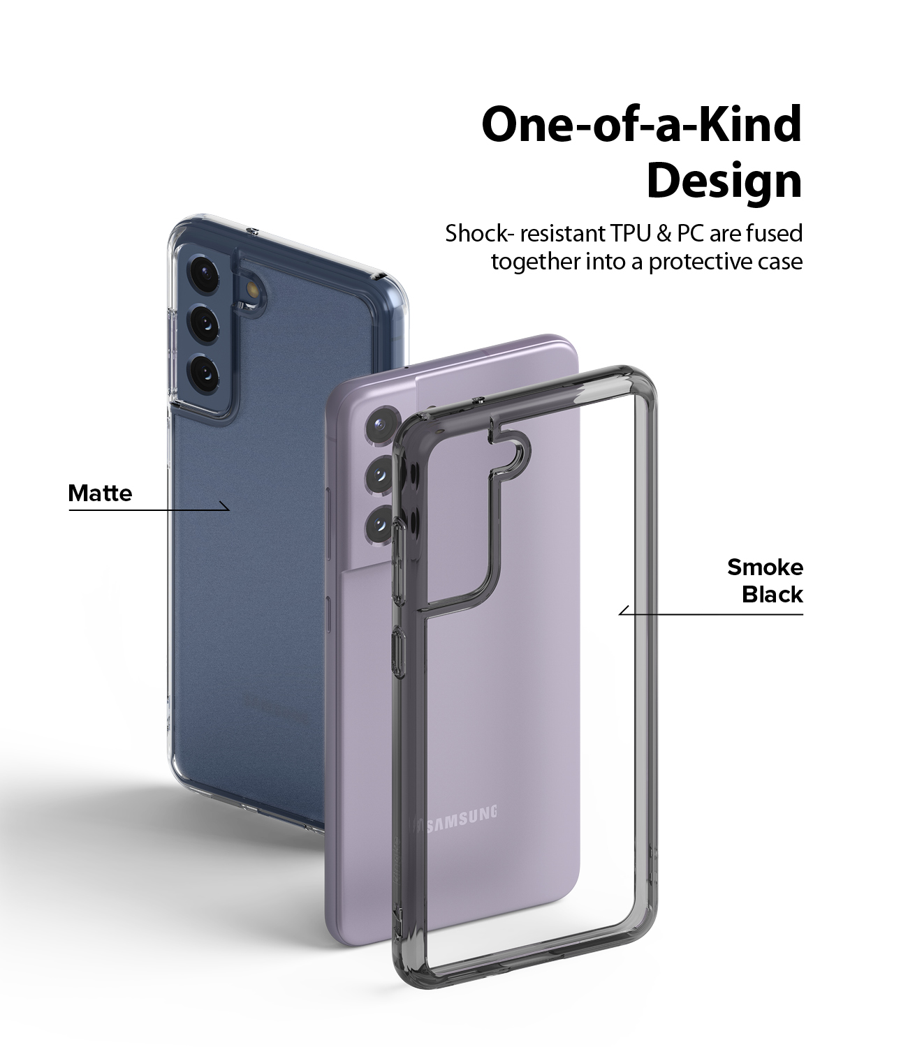 Case Samsung Galaxy S21 FE 5G Ringke FUSION Anti Crack Slim Casing