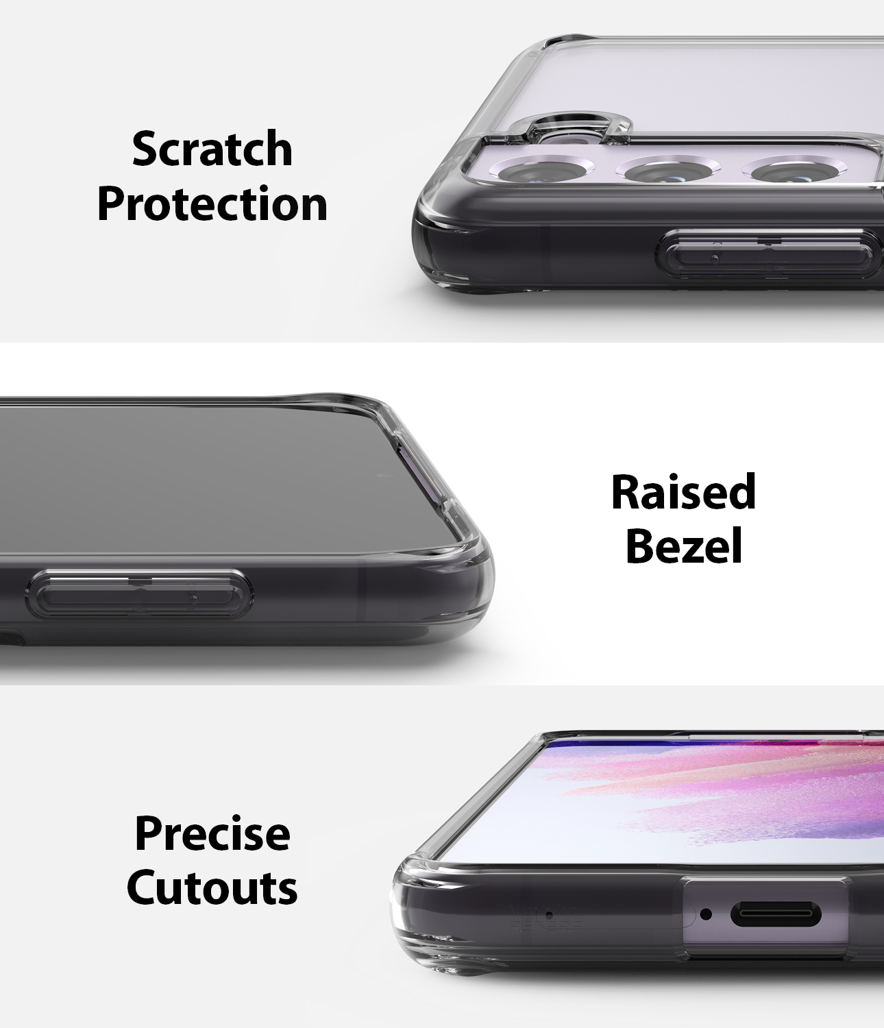 Case Samsung Galaxy S21 FE 5G Ringke FUSION Anti Crack Slim Casing