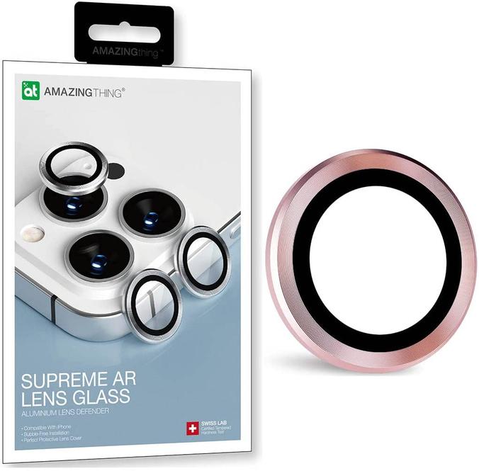 Camera Lens Protector iPhone 13 Pro Max Mini Amazingthing 3D 9H Glass