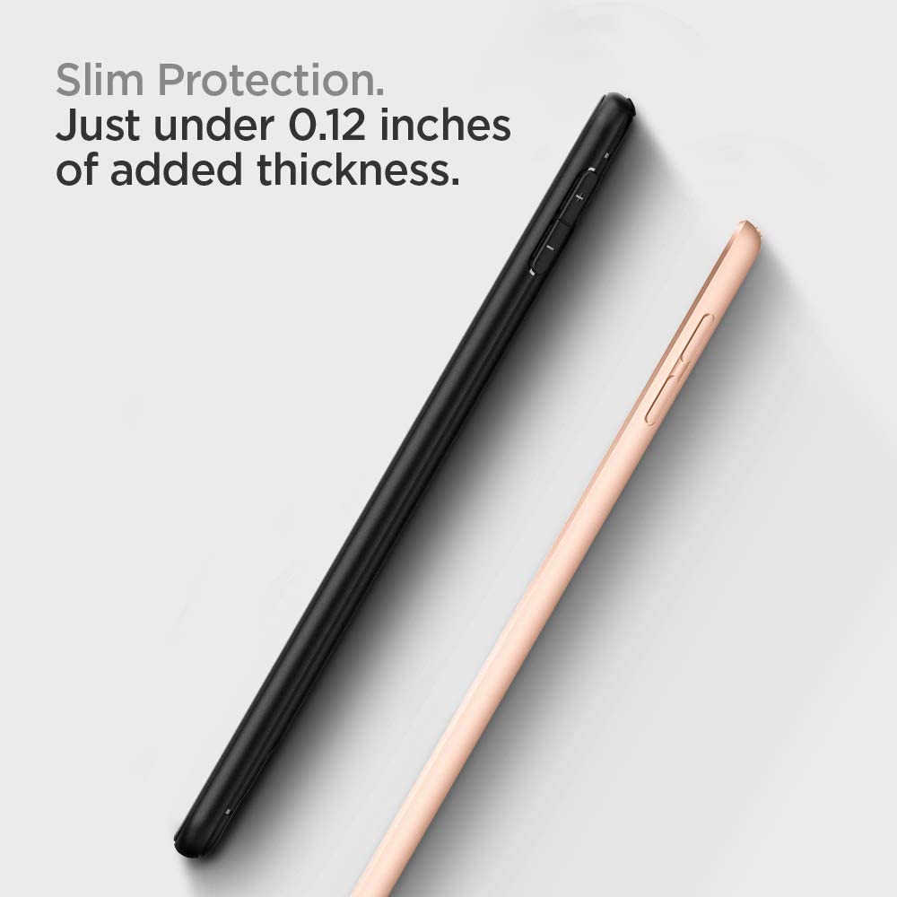 Case iPad Mini 5 Spigen Softcase Carbon Fiber Rugged Armor Casing
