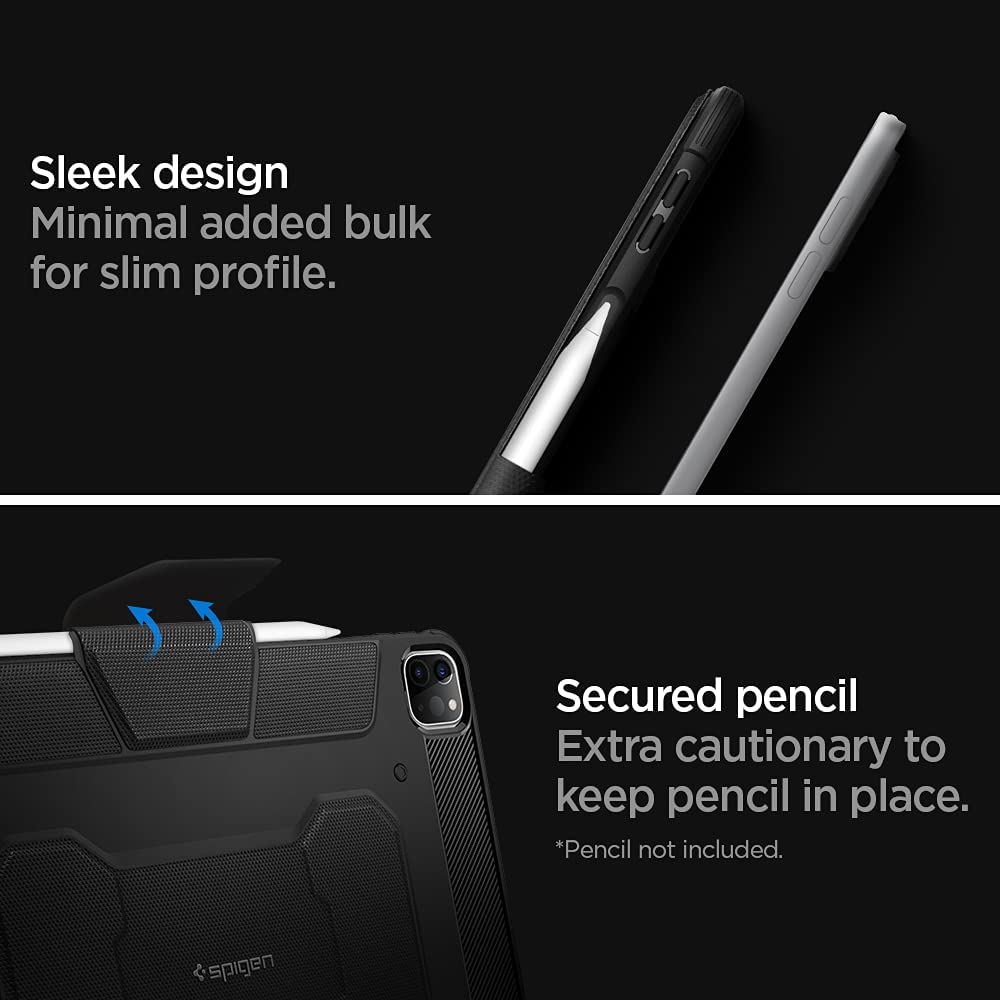 Spigen iPad Pro 11" ( 2020 / 2018 ) Case Rugged Armor Pro - Black ACS01024-1