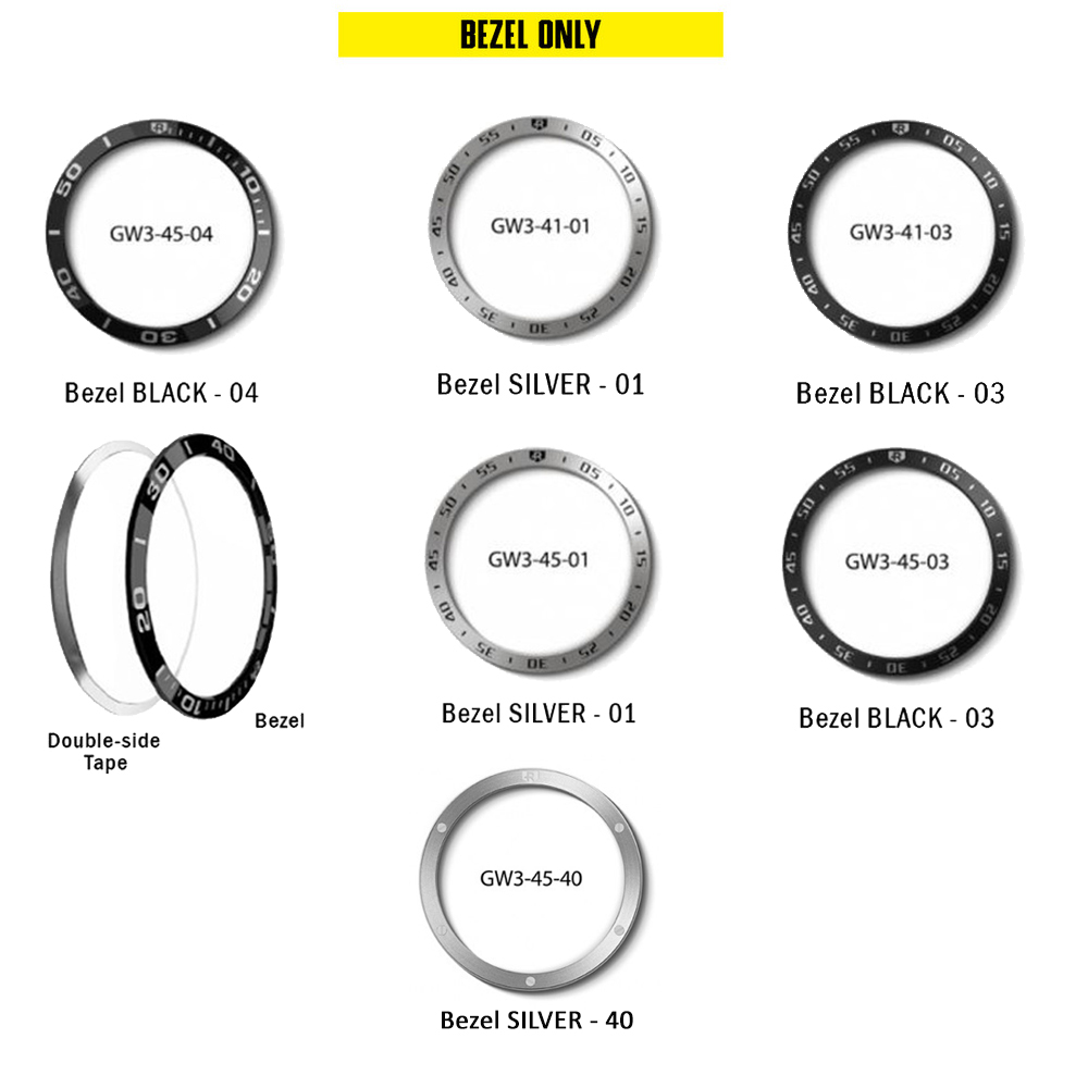 Case Galaxy Watch 3 45mm / 41mm RINGKE Bezel Styling Stainless Steel