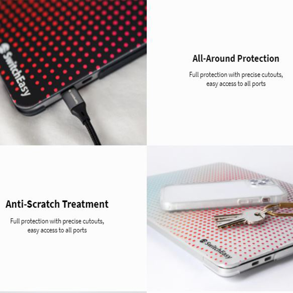 Case Macbook Pro / Air 13 (2020) SwitchEasy Dots Hardcase Motif Casing