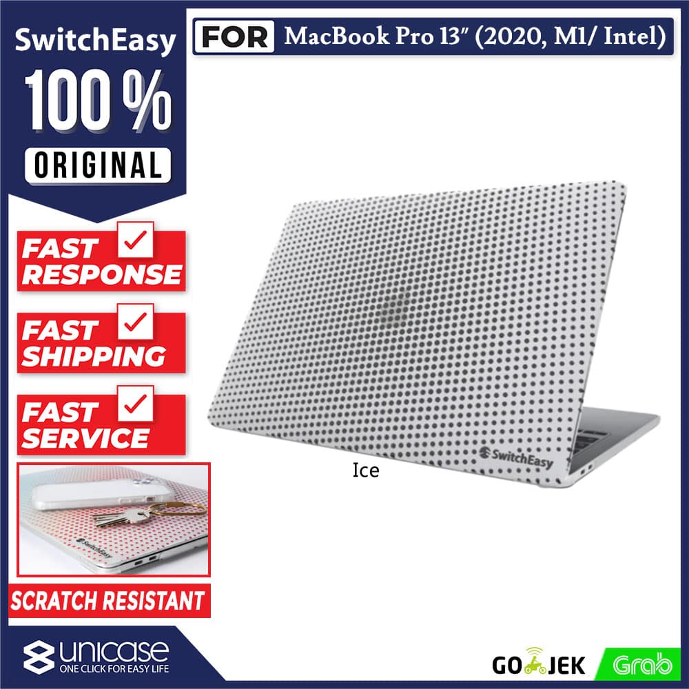 Case Macbook Pro / Air 13 (2020) SwitchEasy Dots Hardcase Motif Casing
