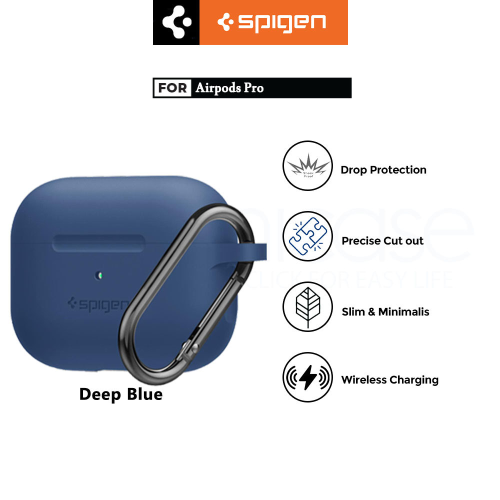 Case Airpods Pro Spigen Silicone Fit Cover Softcase Premium Casing