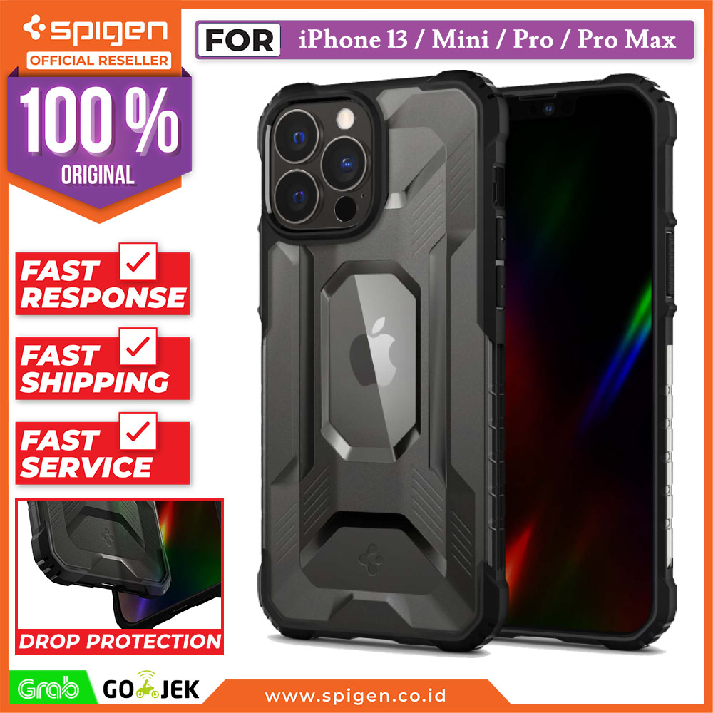 Case iPhone 13 Pro Max Mini Spigen Nitro Force Anti Crack Casing