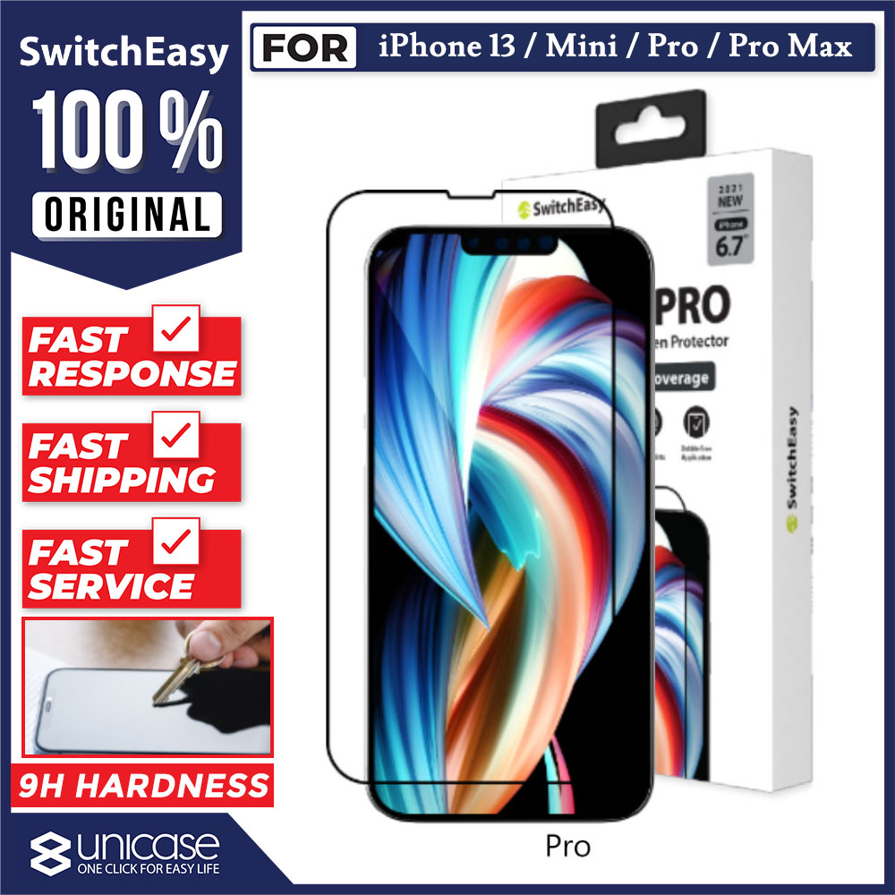 Tempered Glass iPhone 13 Pro Max Mini SwitchEasy Pro / Hero Full Cover