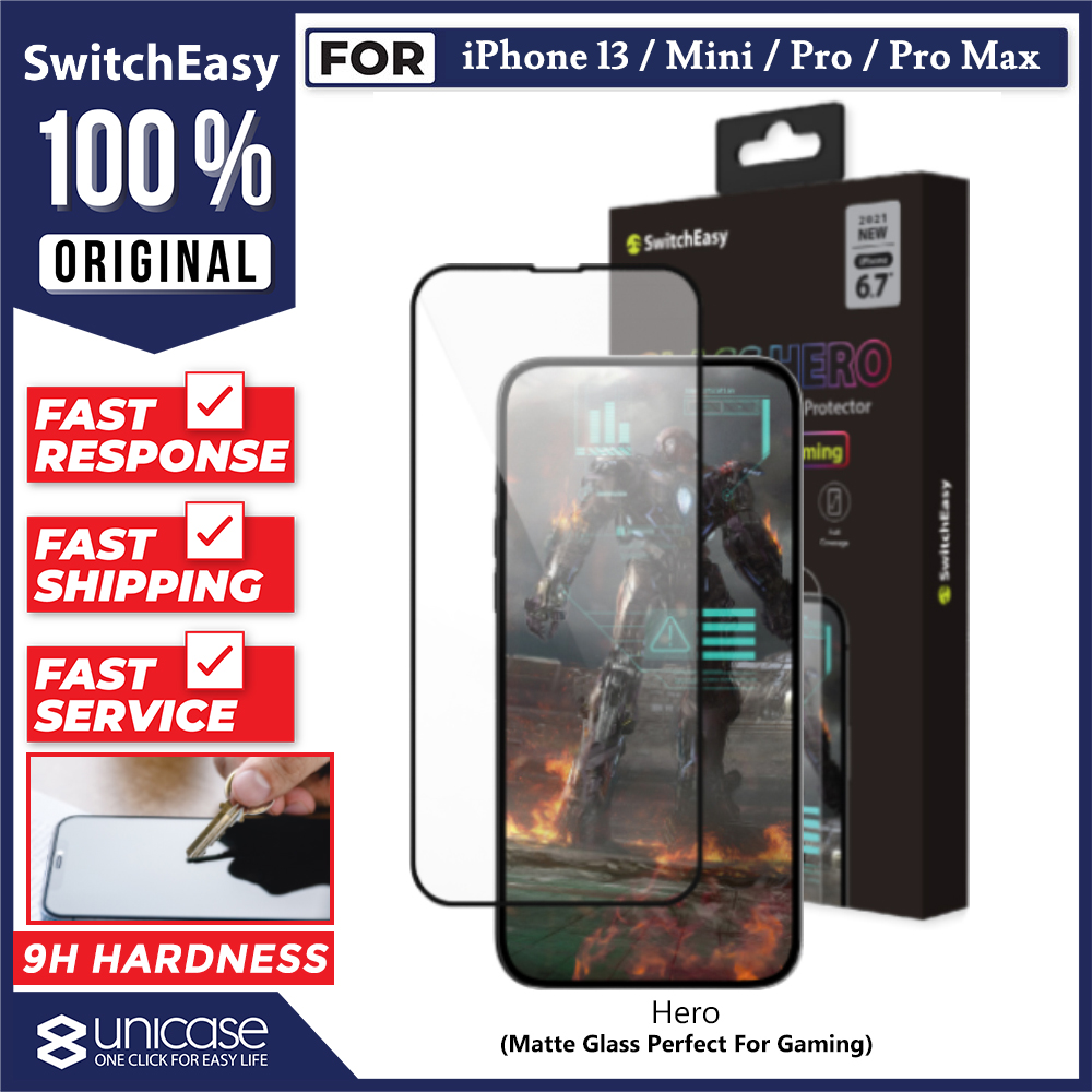 Tempered Glass iPhone 13 Pro Max Mini SwitchEasy Pro / Hero Full Cover