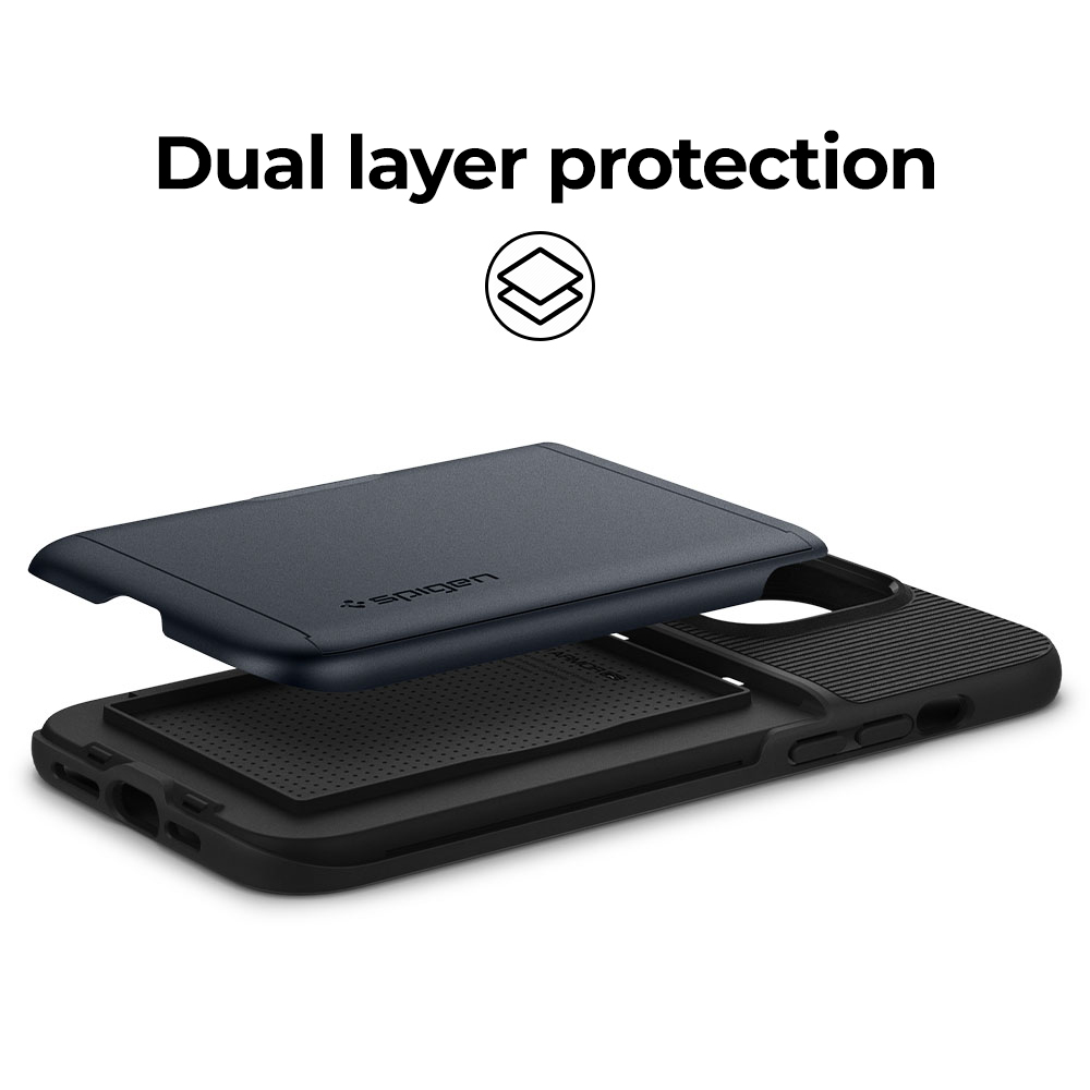 Case iPhone 13 Pro Max Mini Spigen Slim Armor Card Slot Wallet Casing