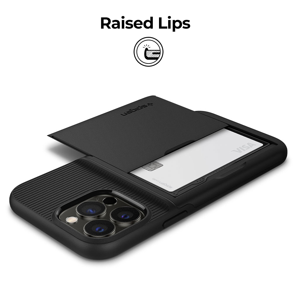 Case iPhone 13 Pro Max Mini Spigen Slim Armor Card Slot Wallet Casing