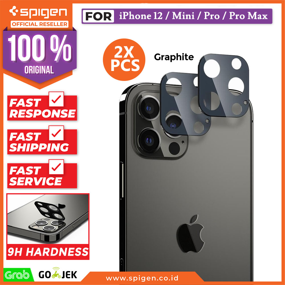 Camera Lens Protector iPhone 12 Pro Max 12 Mini Spigen GlastR Tempered