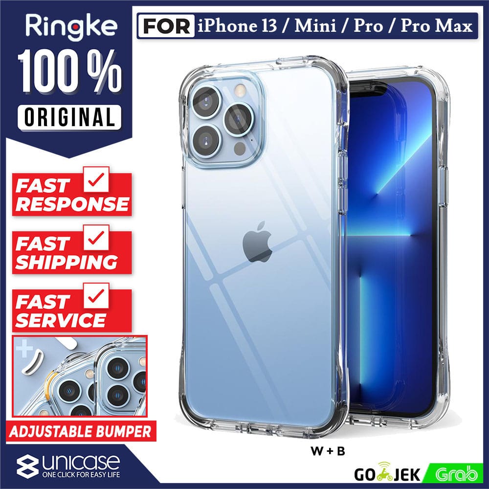 Case iPhone 13 Pro Max Mini Ringke Fusion Plus Anti Crack Clear Casing