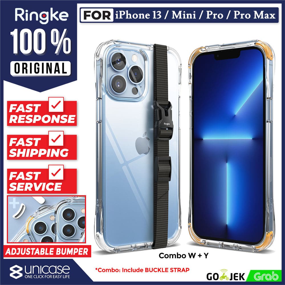 Case iPhone 13 Pro Max Mini Ringke Fusion Plus Anti Crack Clear Casing
